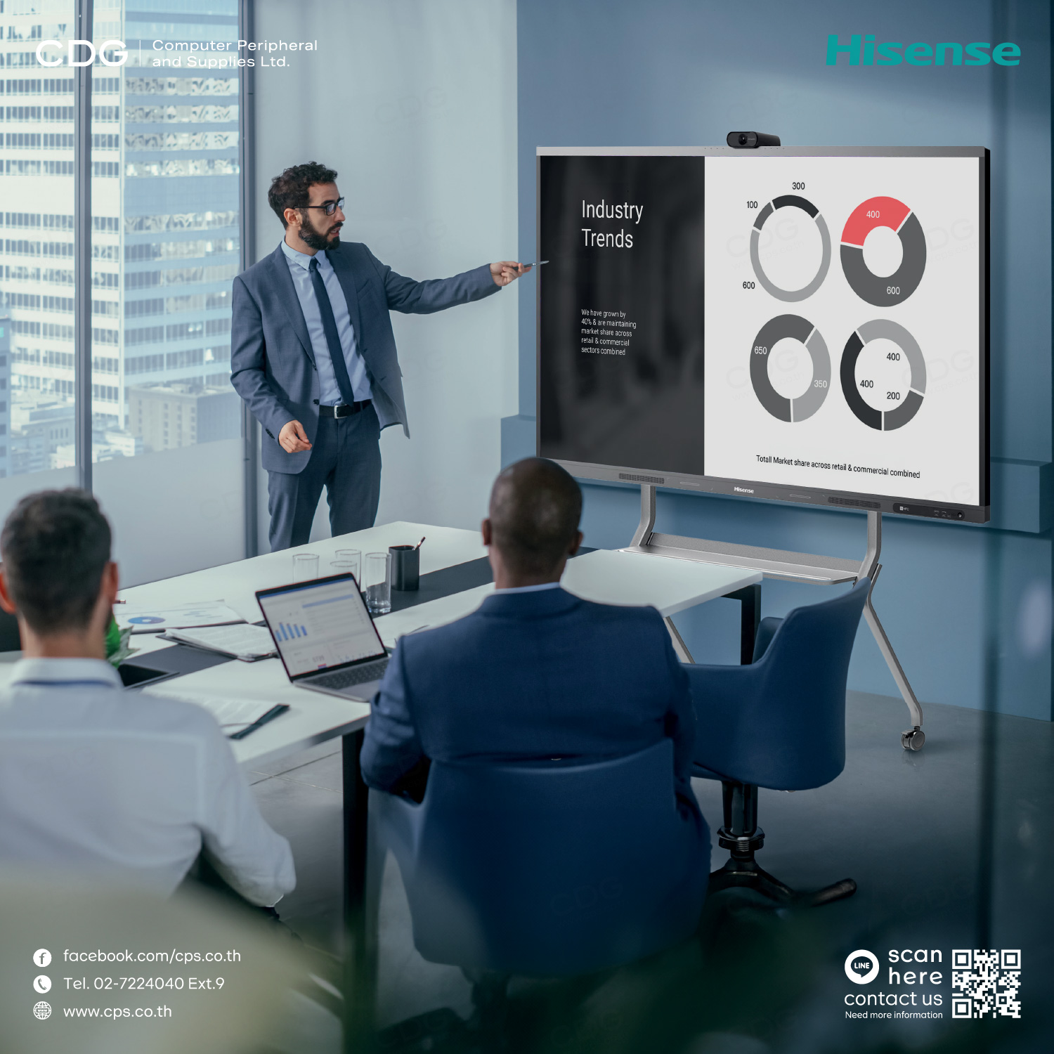 Hisense 86WM6FE GoBoard Live Pro - Interactive Display