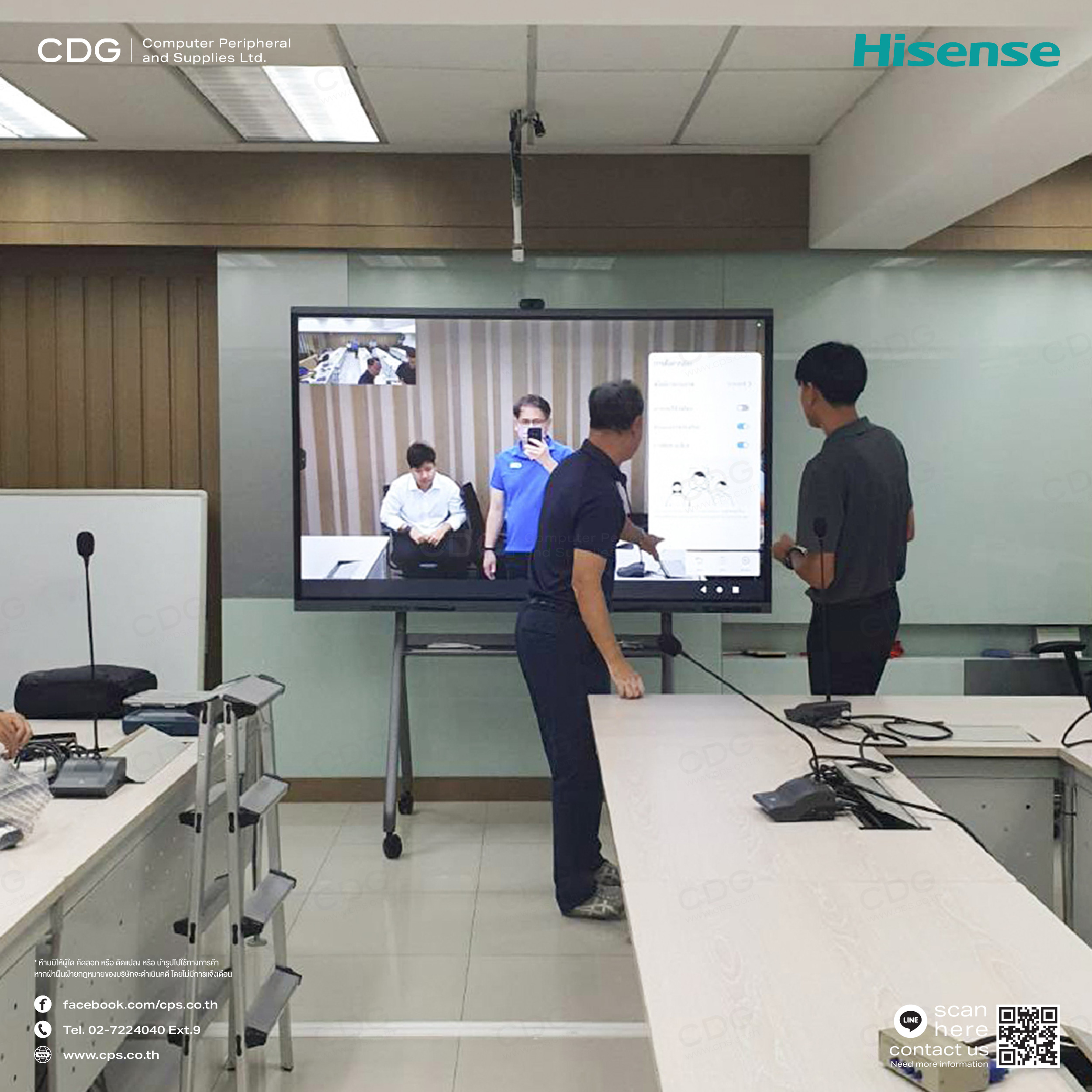 Hisense MR6DE GoBoard Live Interactive Display 4K Camera
