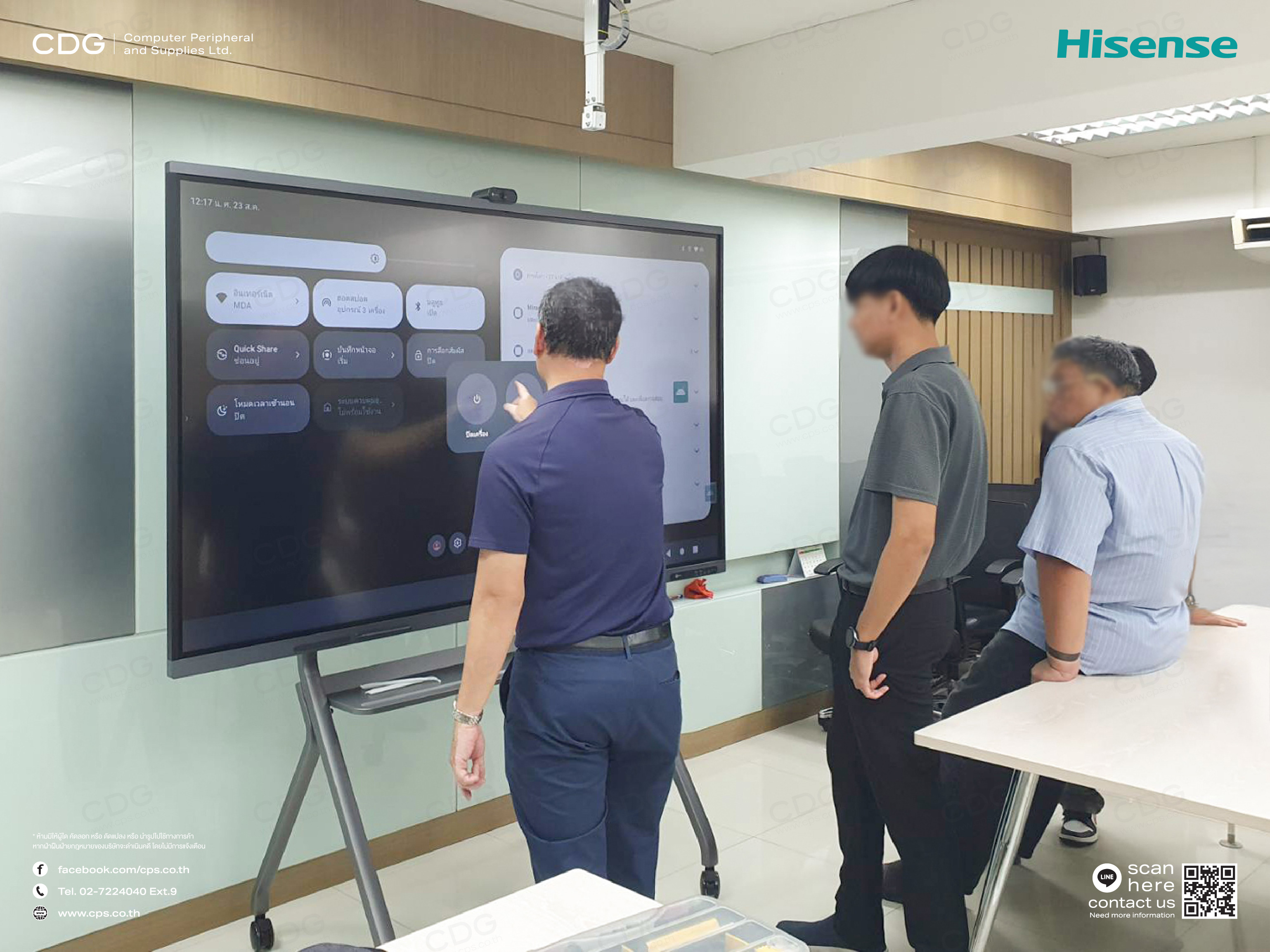 Hisense MR6DE GoBoard Live Interactive Display 4K Camera