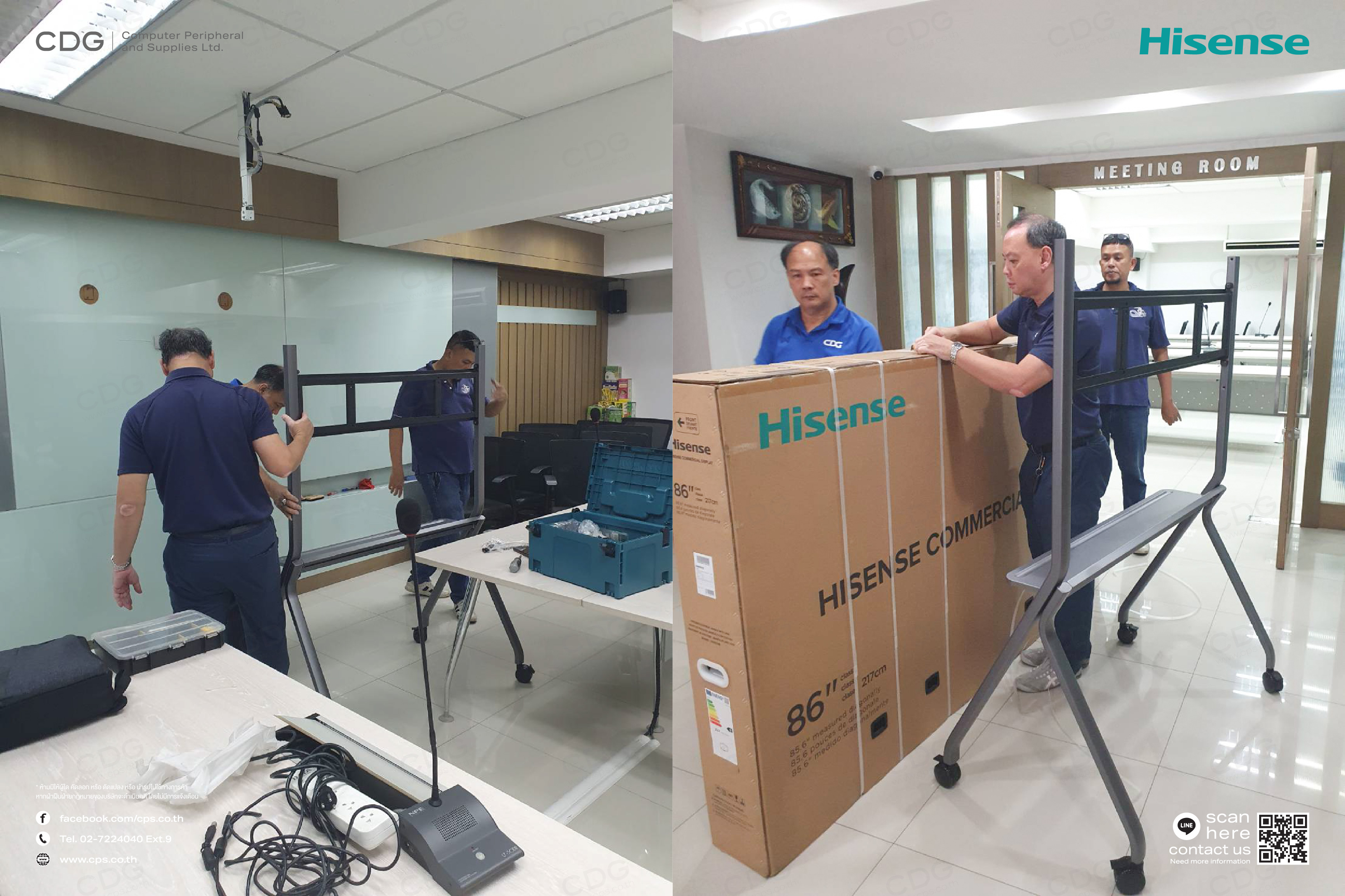 Hisense MR6DE GoBoard Live Interactive Display 4K Camera