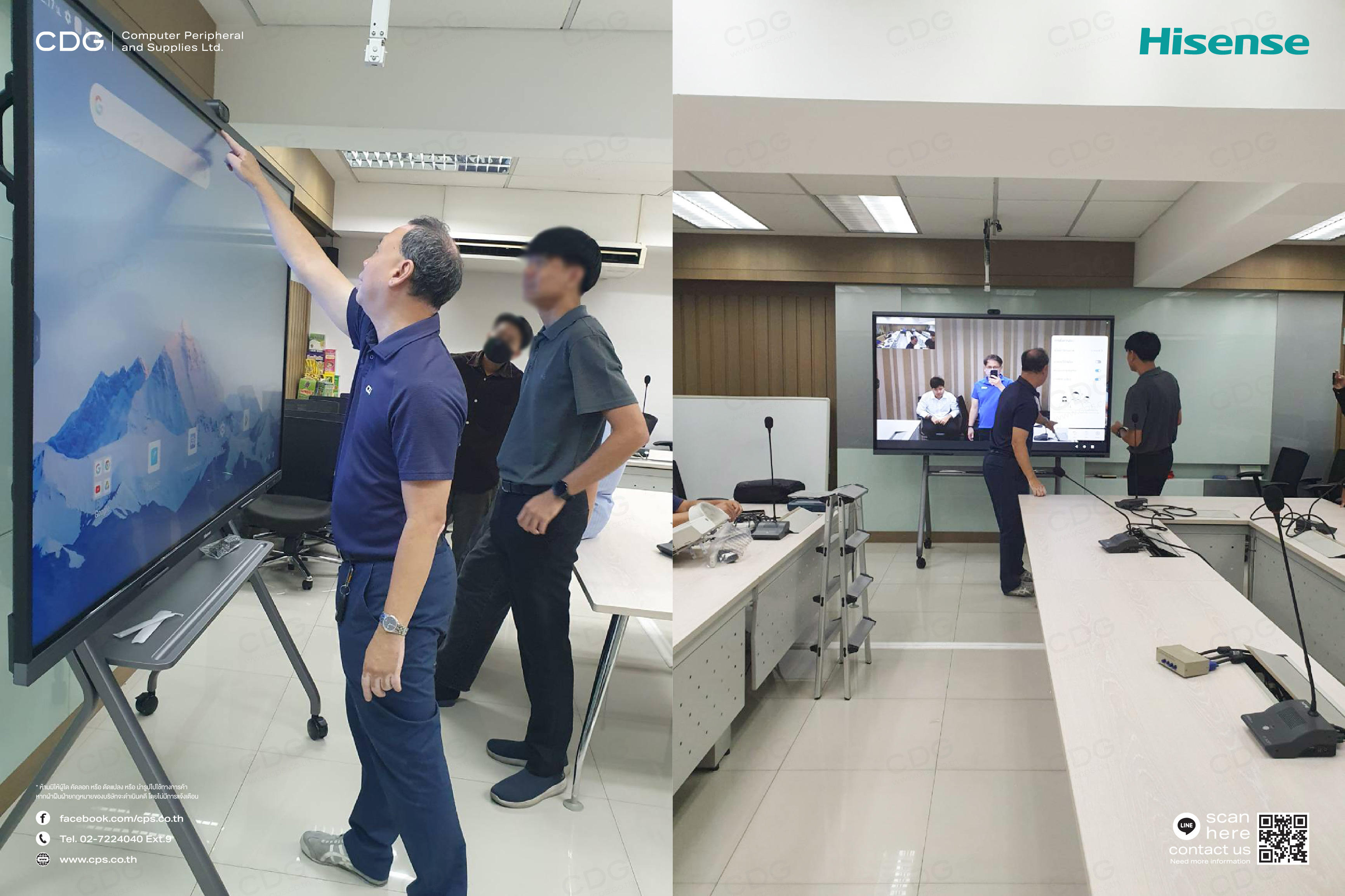 Hisense MR6DE GoBoard Live Interactive Display 4K Camera