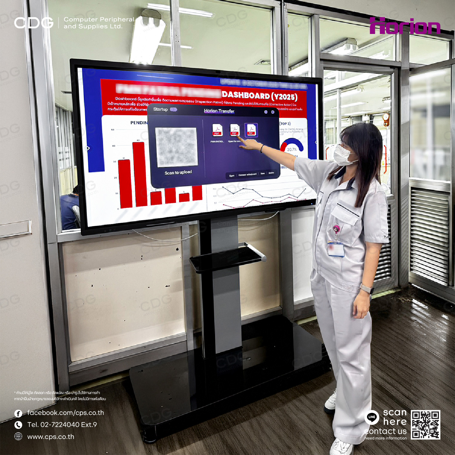 Horion 65M6APro Smart Whiteboard (HP-3S/HT-5/OPS)