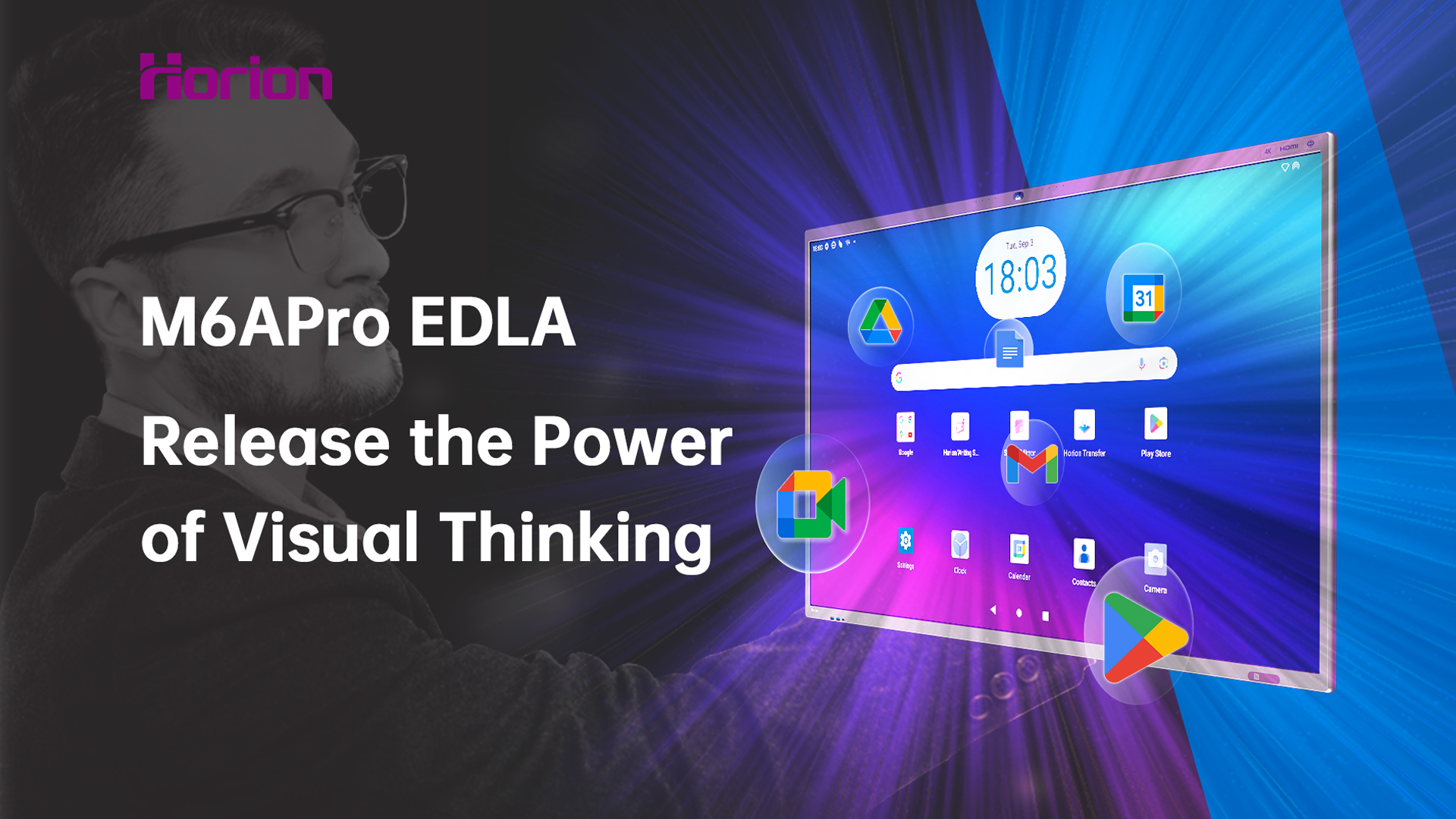 Horion M6APro V2 (Google EDLA) Interactive Smart Whiteboard