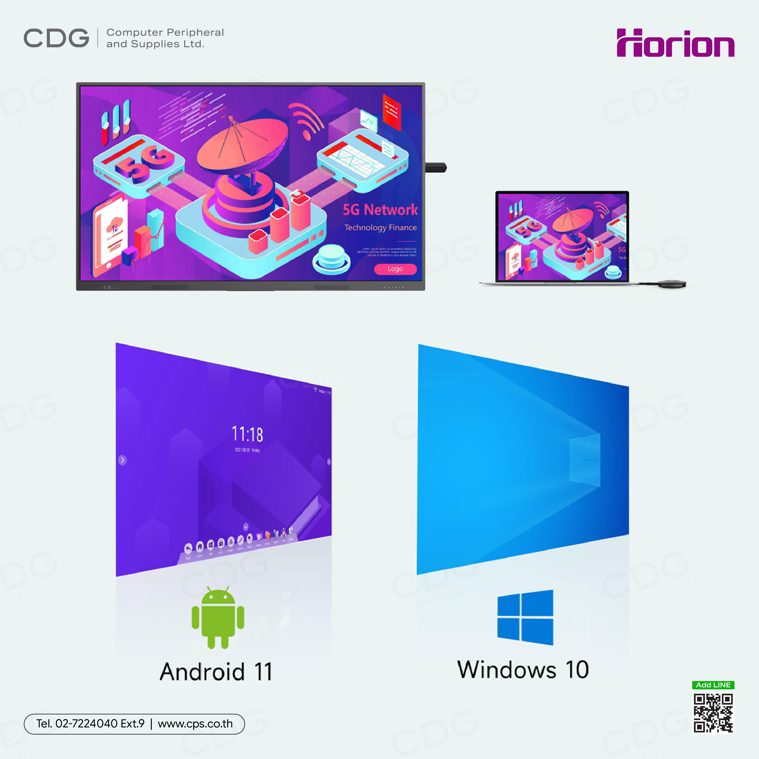 Horion K6A (K Series) Touch Interactive Board Display 4K Horion K6A (K Series) Touch Interactive Board Display 4K