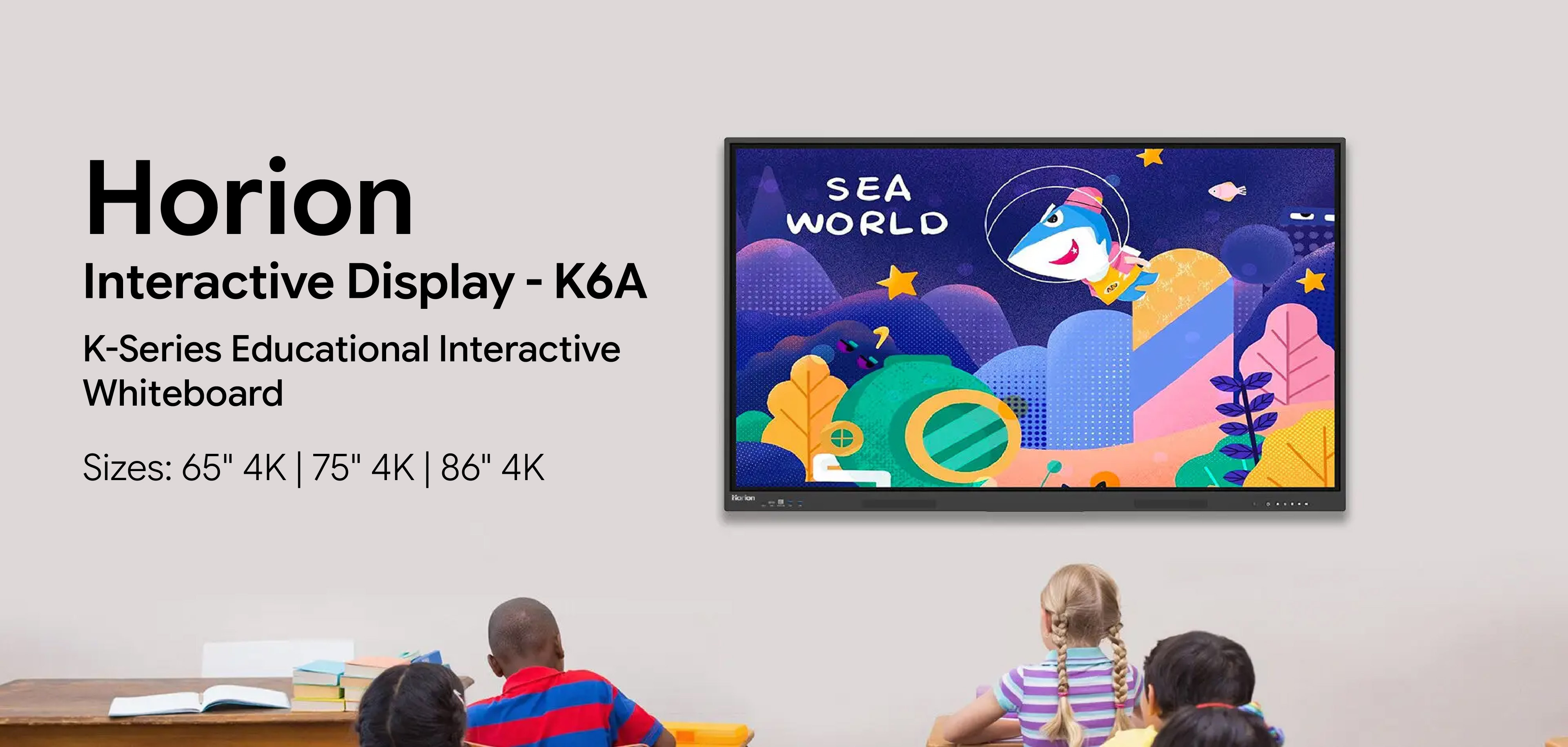 Horion K6A (K Series) Touch Interactive Board Display 4K Horion K6A (K Series) Touch Interactive Board Display 4K