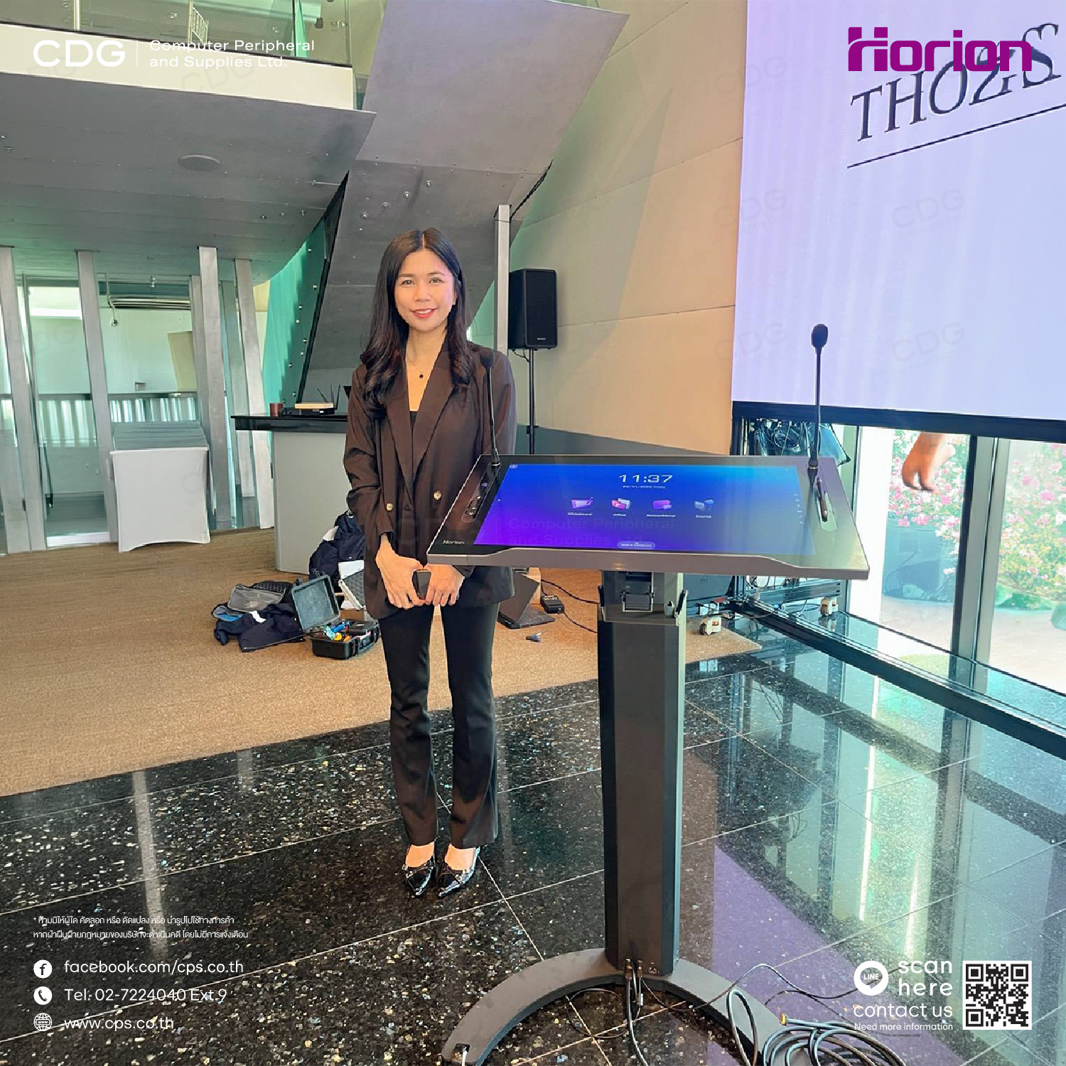 Horion Smart E-Podium (Interactive Lectern) Model 27EP1-S