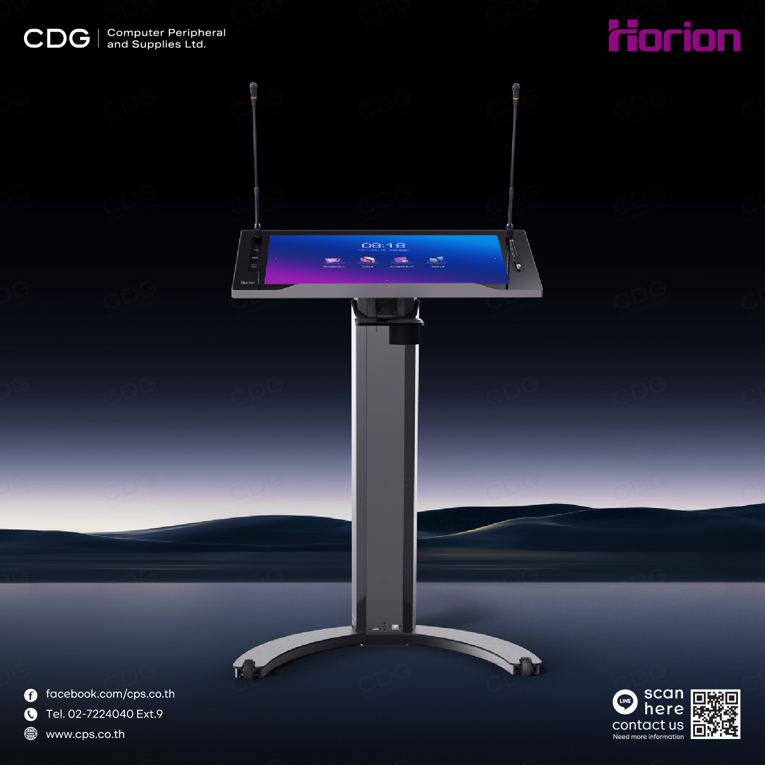 Horion Smart E-Podium (Interactive Lectern) Model 27EP1-S