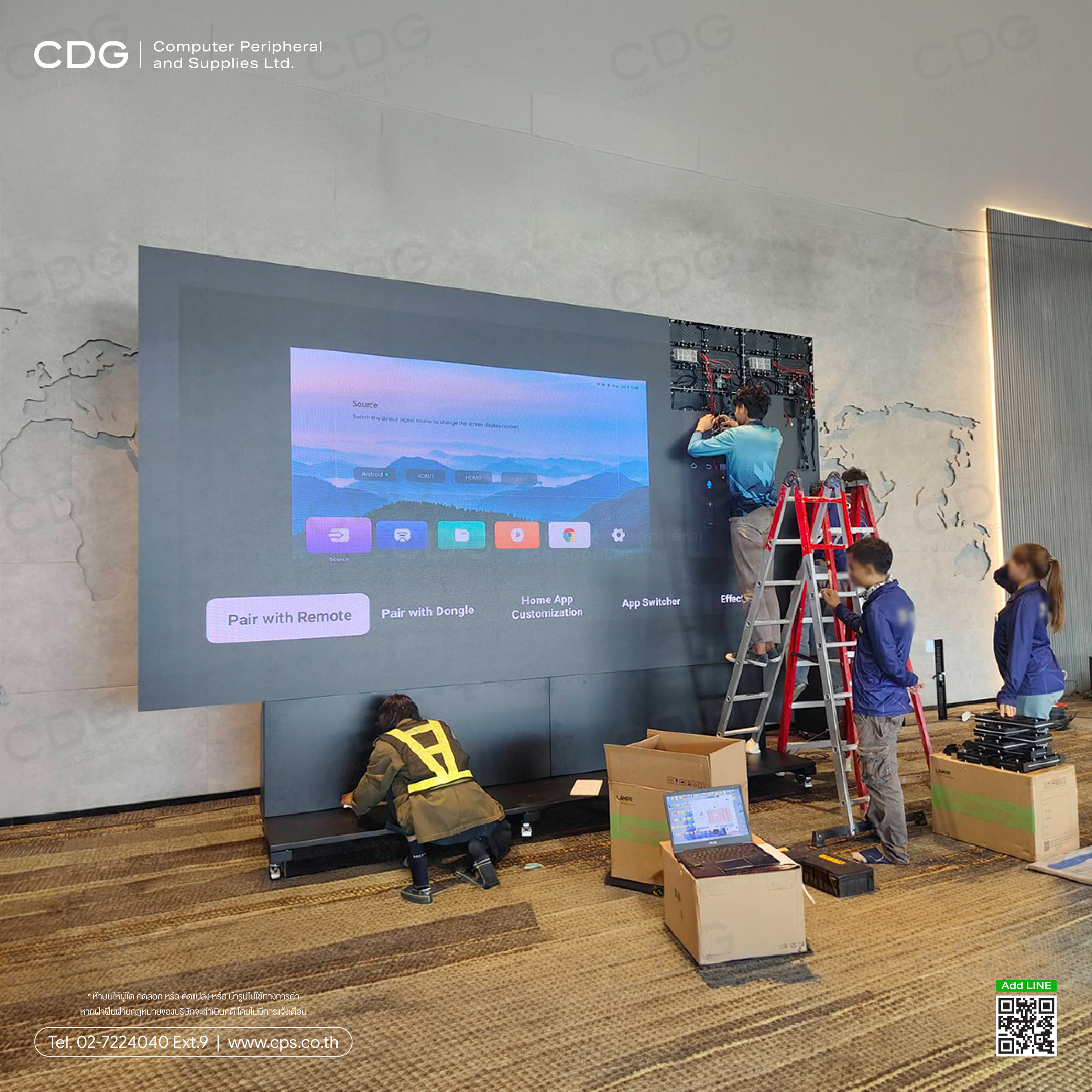 LED Wall All-in-One Display (Indoor) แบบมีล้อเคลื่อนที่ LED Wall All-in-One Display (Indoor) แบบมีล้อเคลื่อนที่