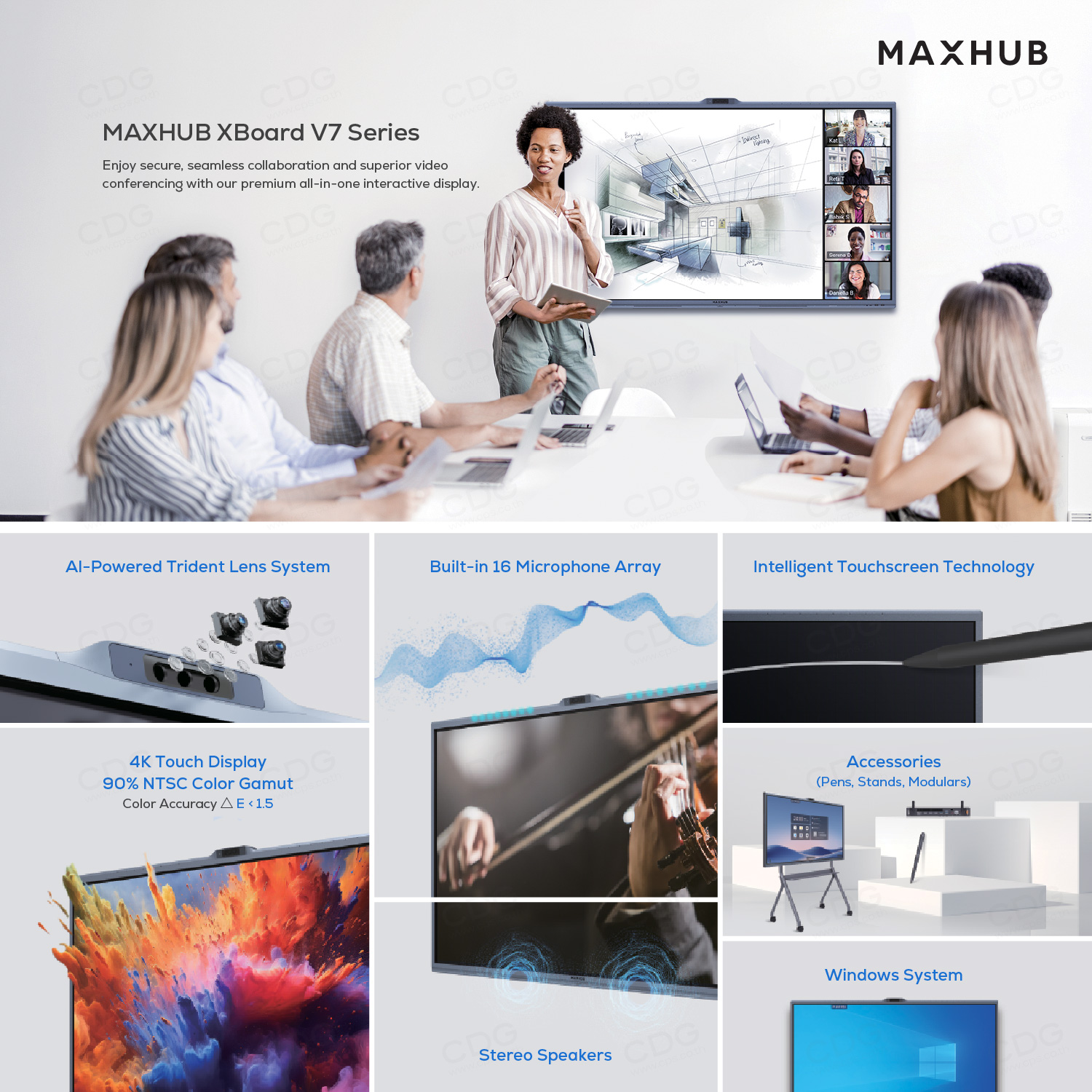 Maxhub XBoard V7 Series Interactive Display (Model : VXX50) Maxhub XBoard V7 Series Interactive Display (Model : VXX50)