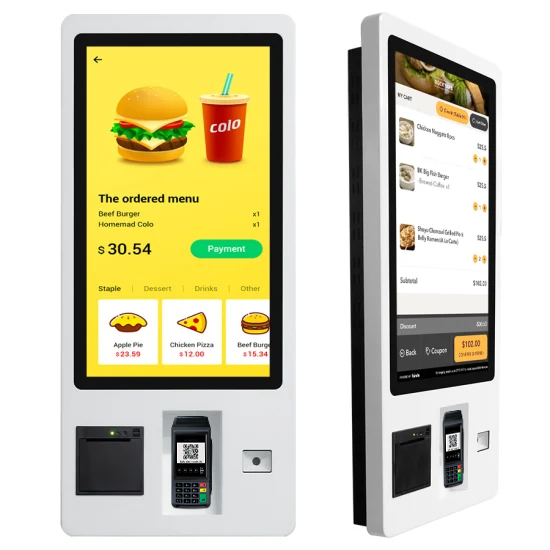 Order Kiosk Touch Screen Food Ordering Machine Model HLH7