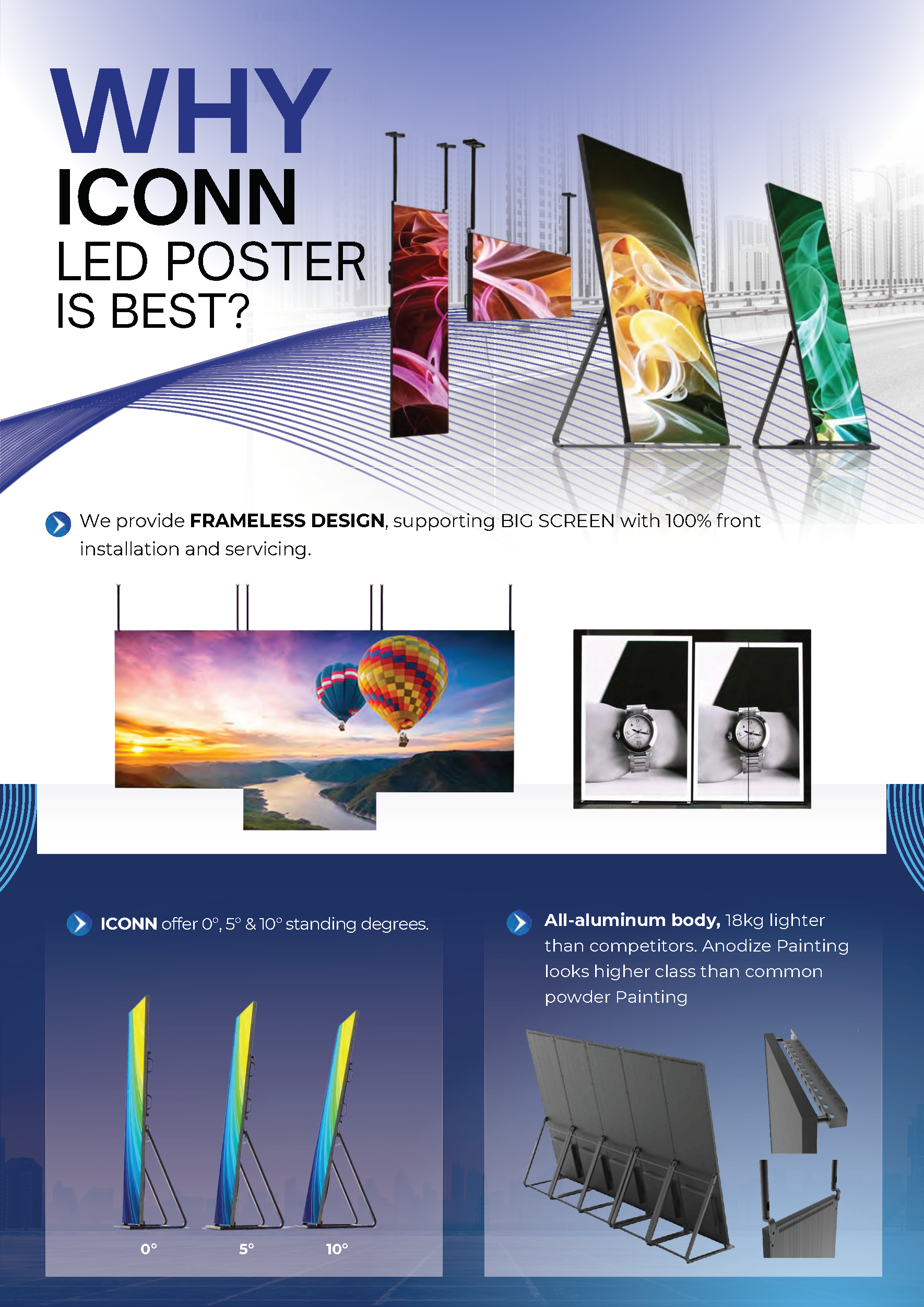 LED Poster Display / LED Advertising Screen (P1.53 - 4.0mm) LED Poster Display / LED Advertising Screen (P1.53 - 4.0mm)