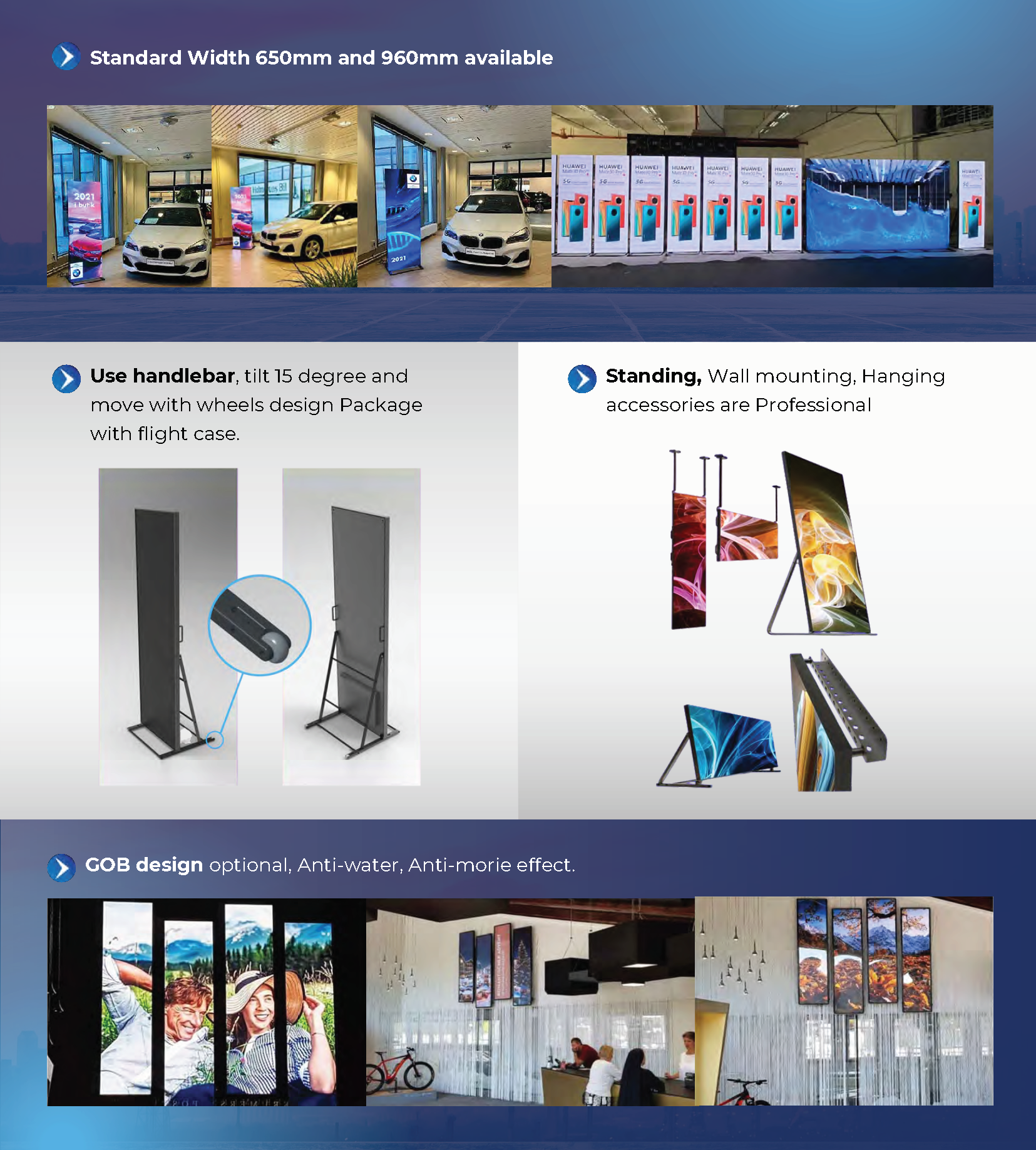 LED Poster Display / LED Advertising Screen (P1.53 - 4.0mm) LED Poster Display / LED Advertising Screen (P1.53 - 4.0mm)