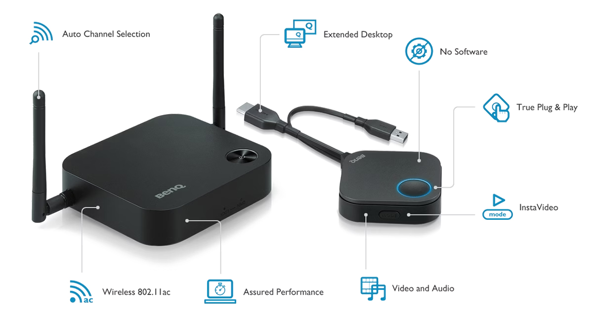 Wireless Solution BenQ InstaShow WDC10 Conference System