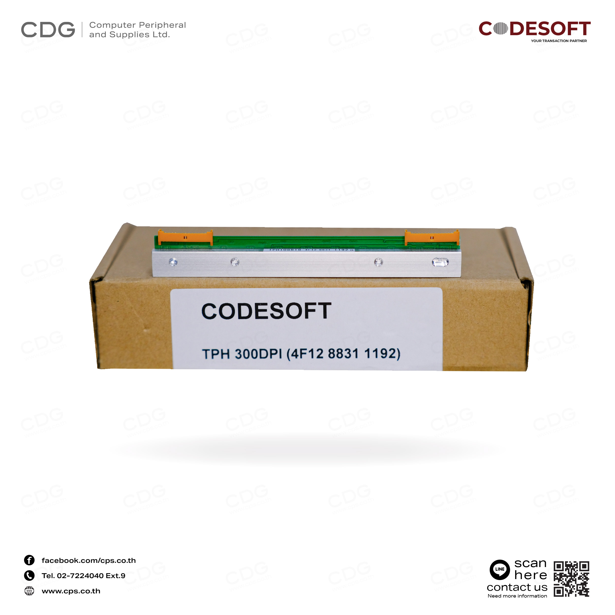Print Head Codesoft Model 4e/4i TPH (300DPI)