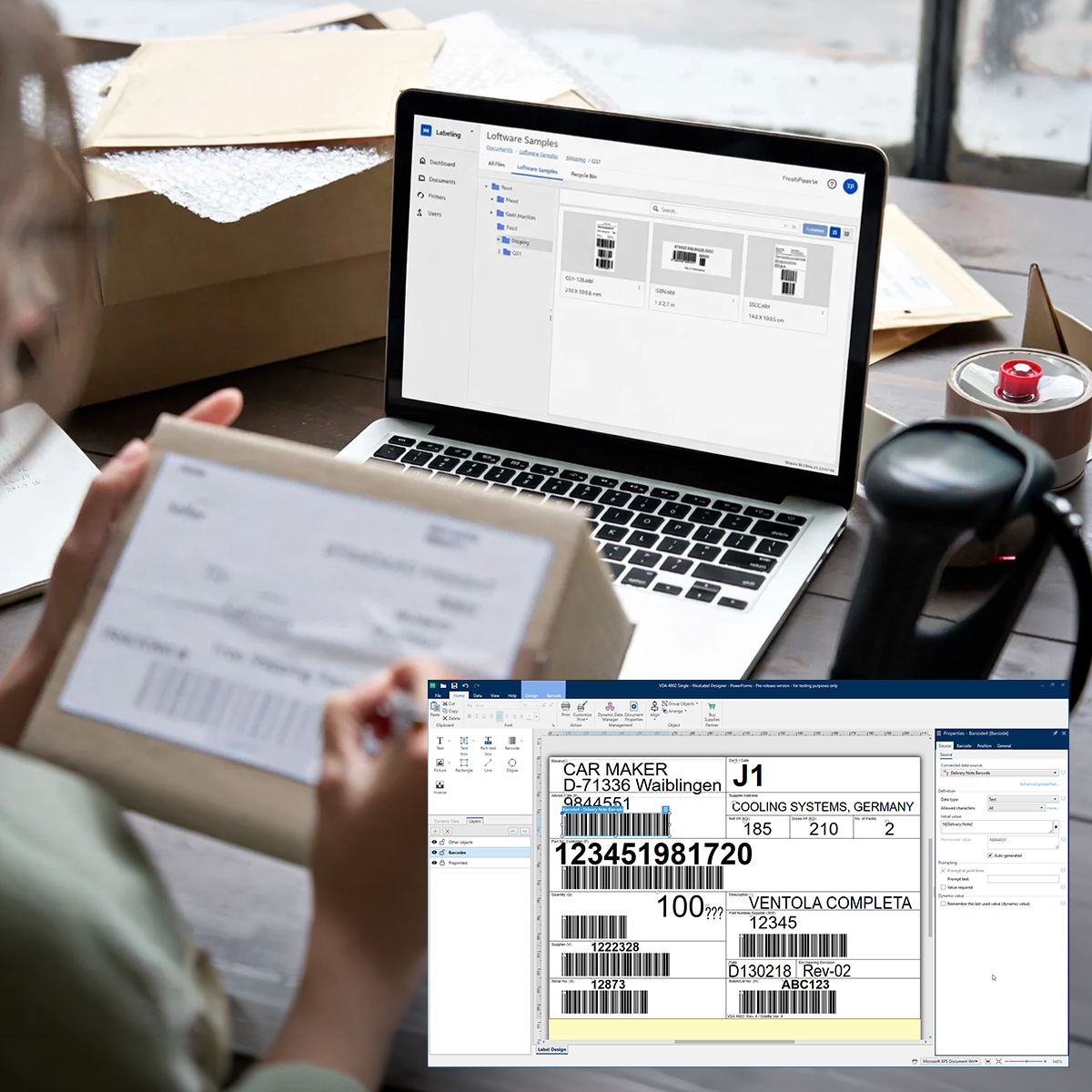 NiceLabel Barcode Label Design Software Solution