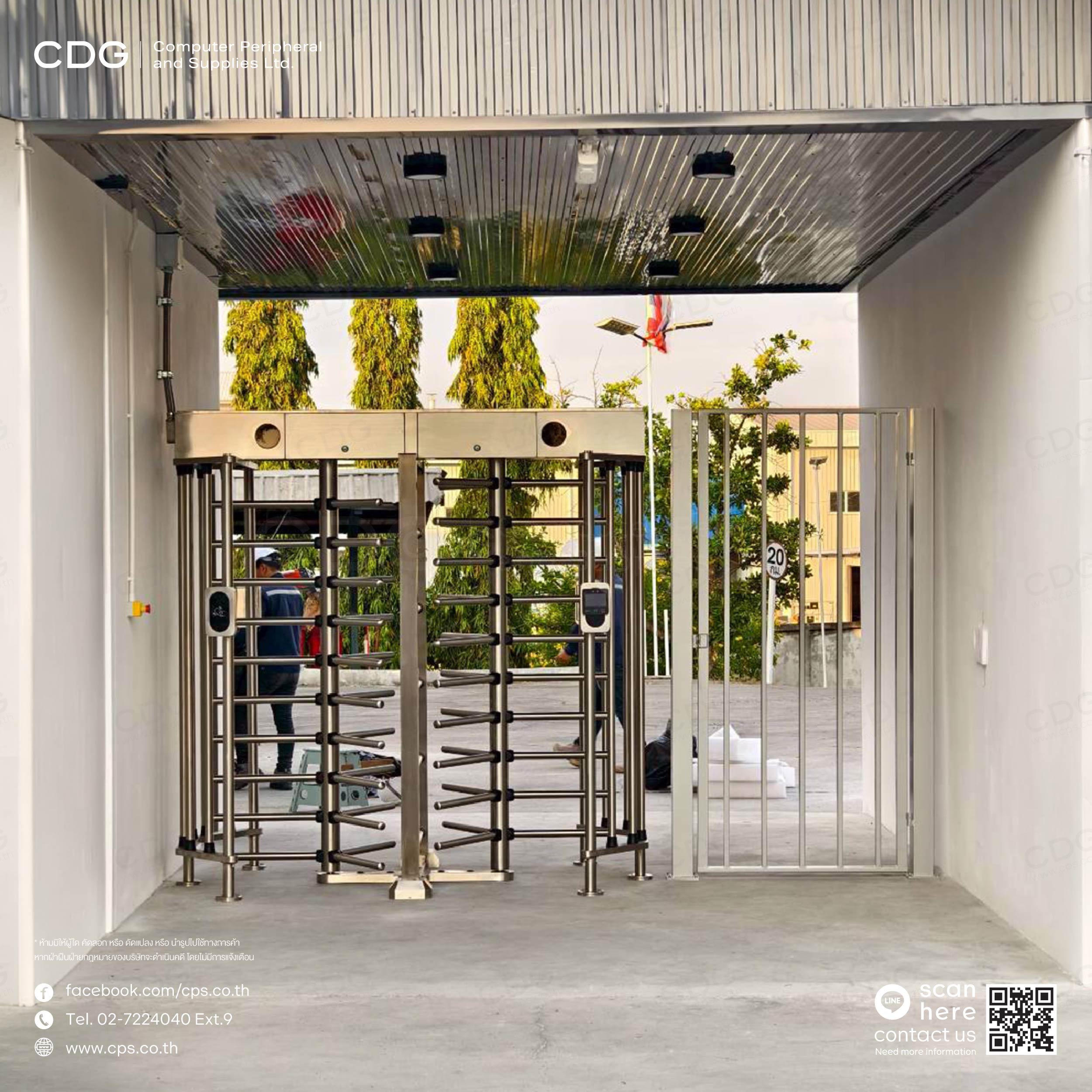 Full Height Gate Turnstile G537-2 Semi-Automatic Full Height Gate Turnstile G537-2 Semi-Automatic