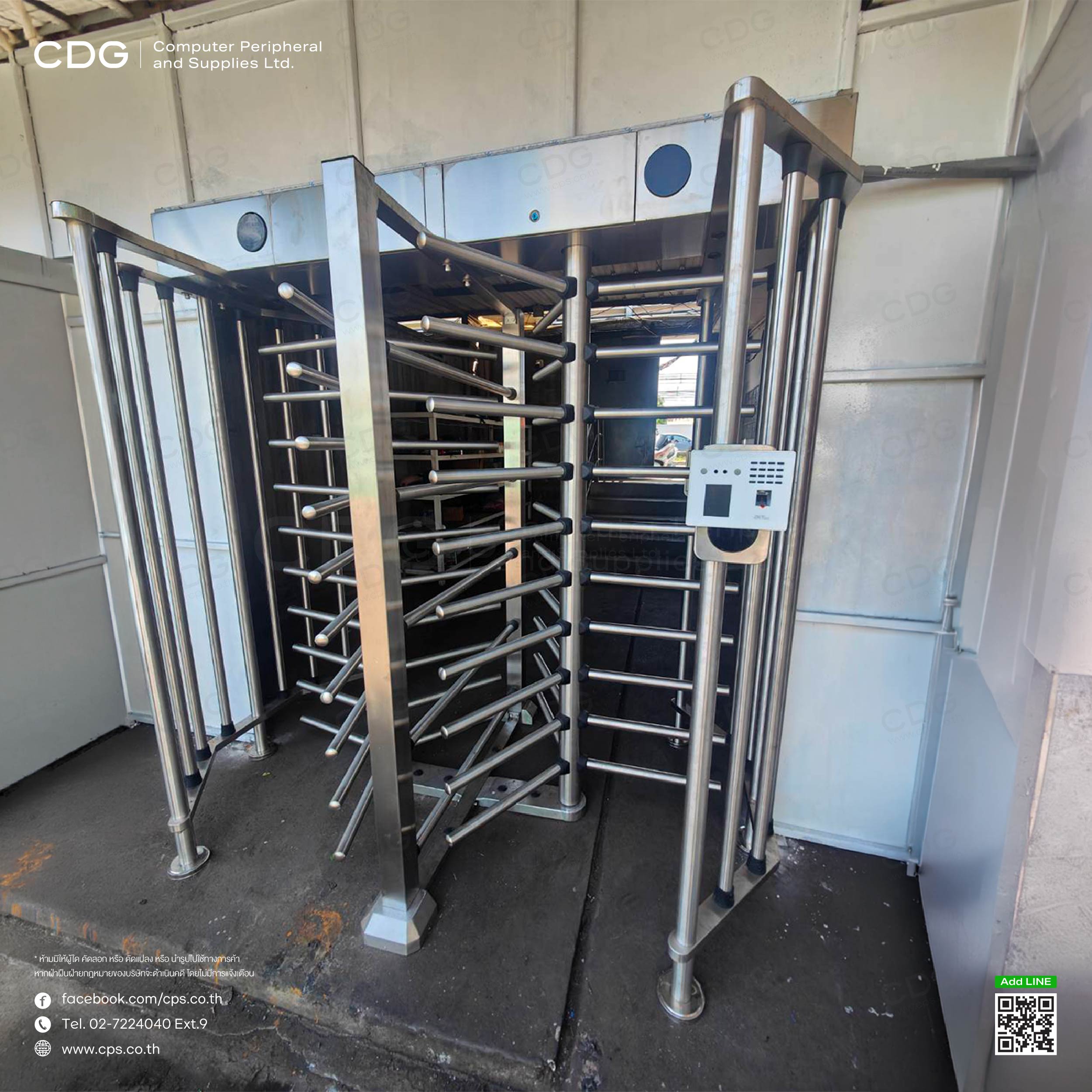 Gate Full Height Turnstile GM537-2 Semi- Automatic Gate Full Height Turnstile GM537-2 Semi- Automatic