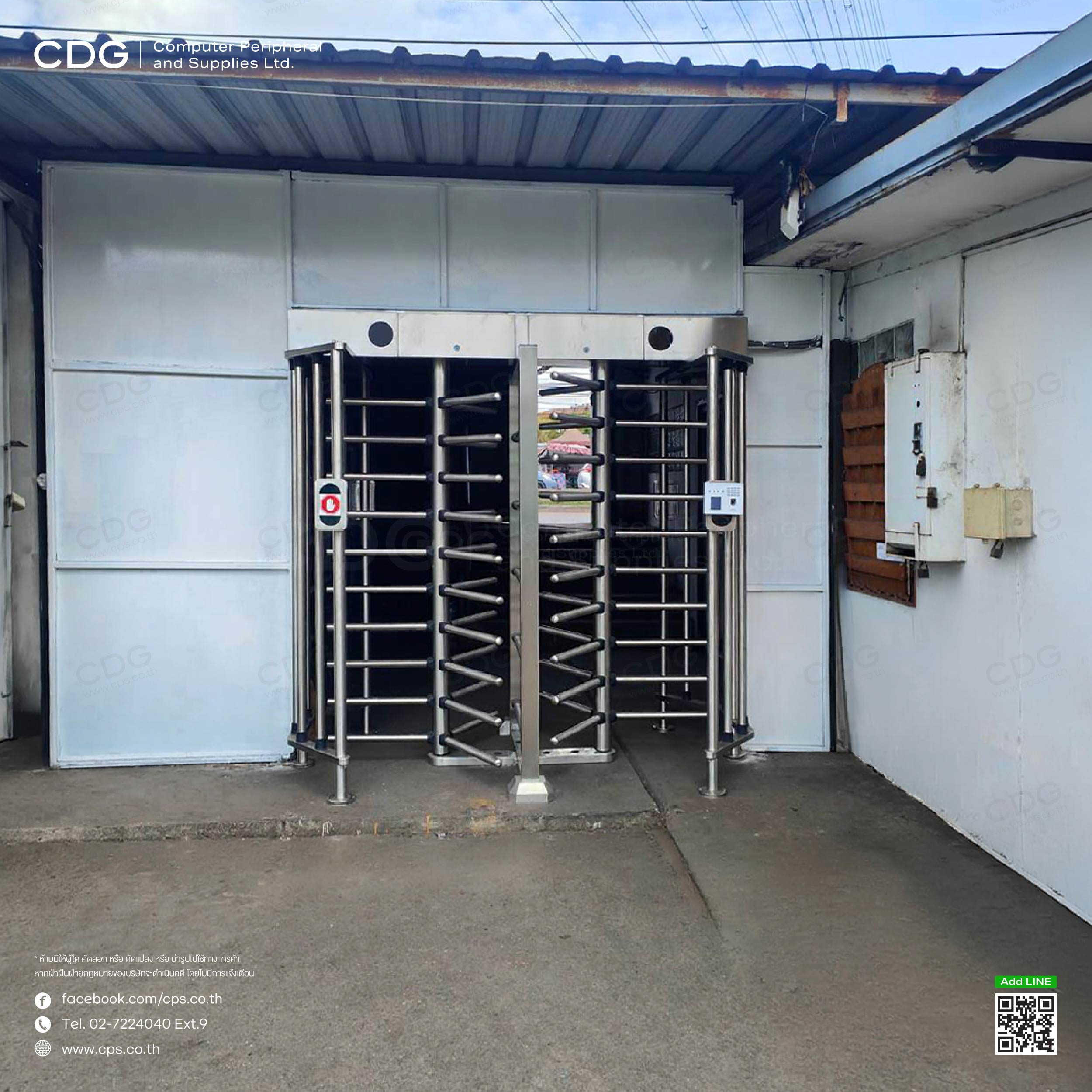 Gate Full Height Turnstile GM537-2 Semi- Automatic Gate Full Height Turnstile GM537-2 Semi- Automatic