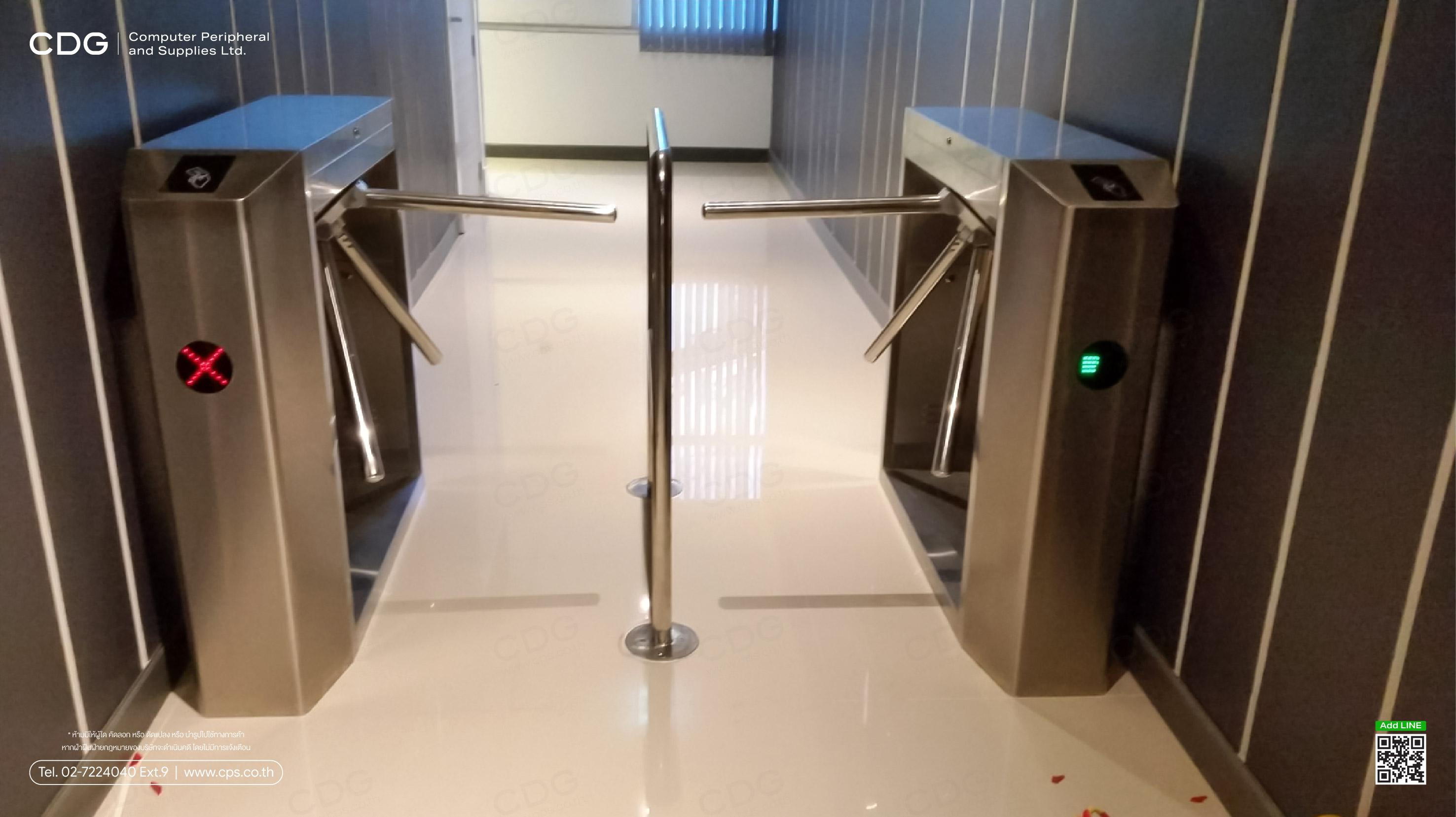 Tripod Turnstile Gate E142S Semi Auto Access Control Tripod Turnstile Gate E142S Semi Auto Access Control
