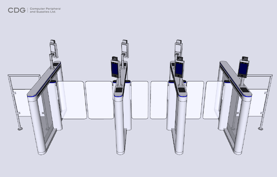 Diagram Auto Gate Model Swing Gate with Face Recognition Diagram Auto Gate Model Swing Gate with Face Recognition