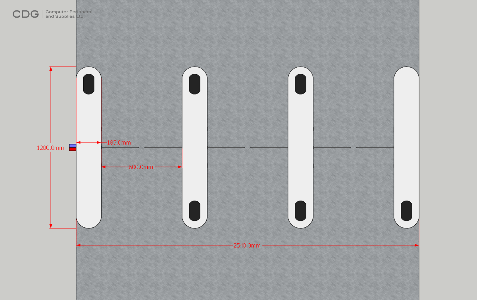 Diagram Auto Gate Model Swing Gate 3 Lane