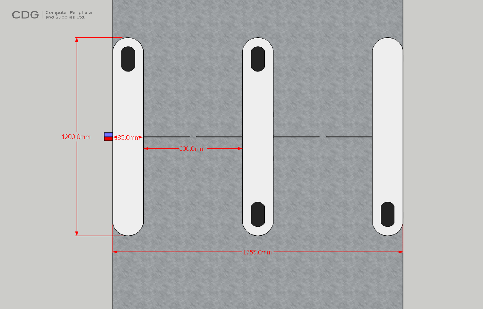 Diagram Auto Gate Model Swing Gate 3 Lane
