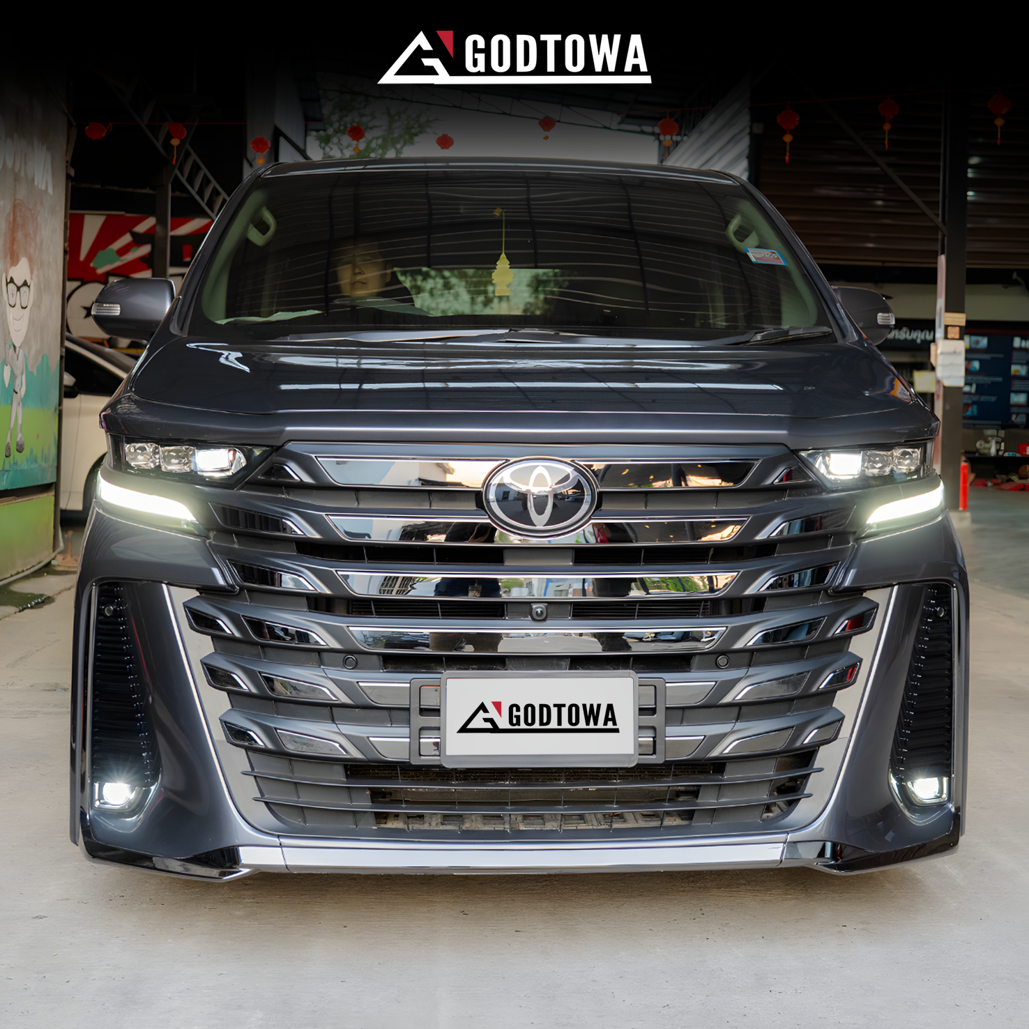 Vellfire Railing แปลงหน้า ALPHARD / VELLFIRE 20 เป็น VELLFIRE 40