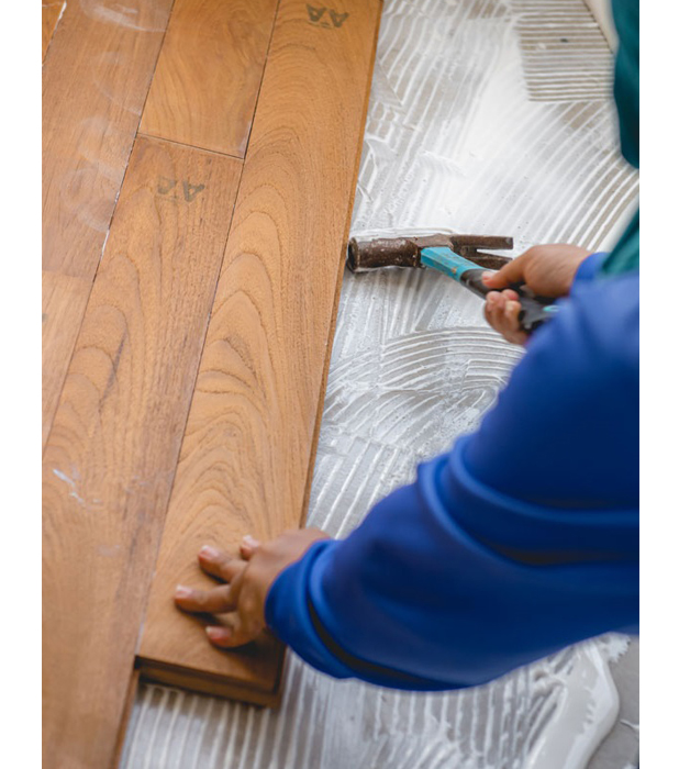 ติดตั้ง พื้นไม้