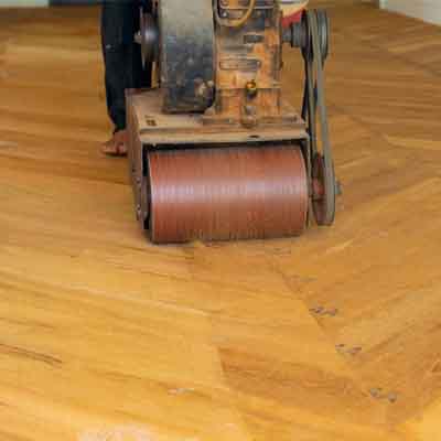 เครื่องขัดพื้นไม้สัก