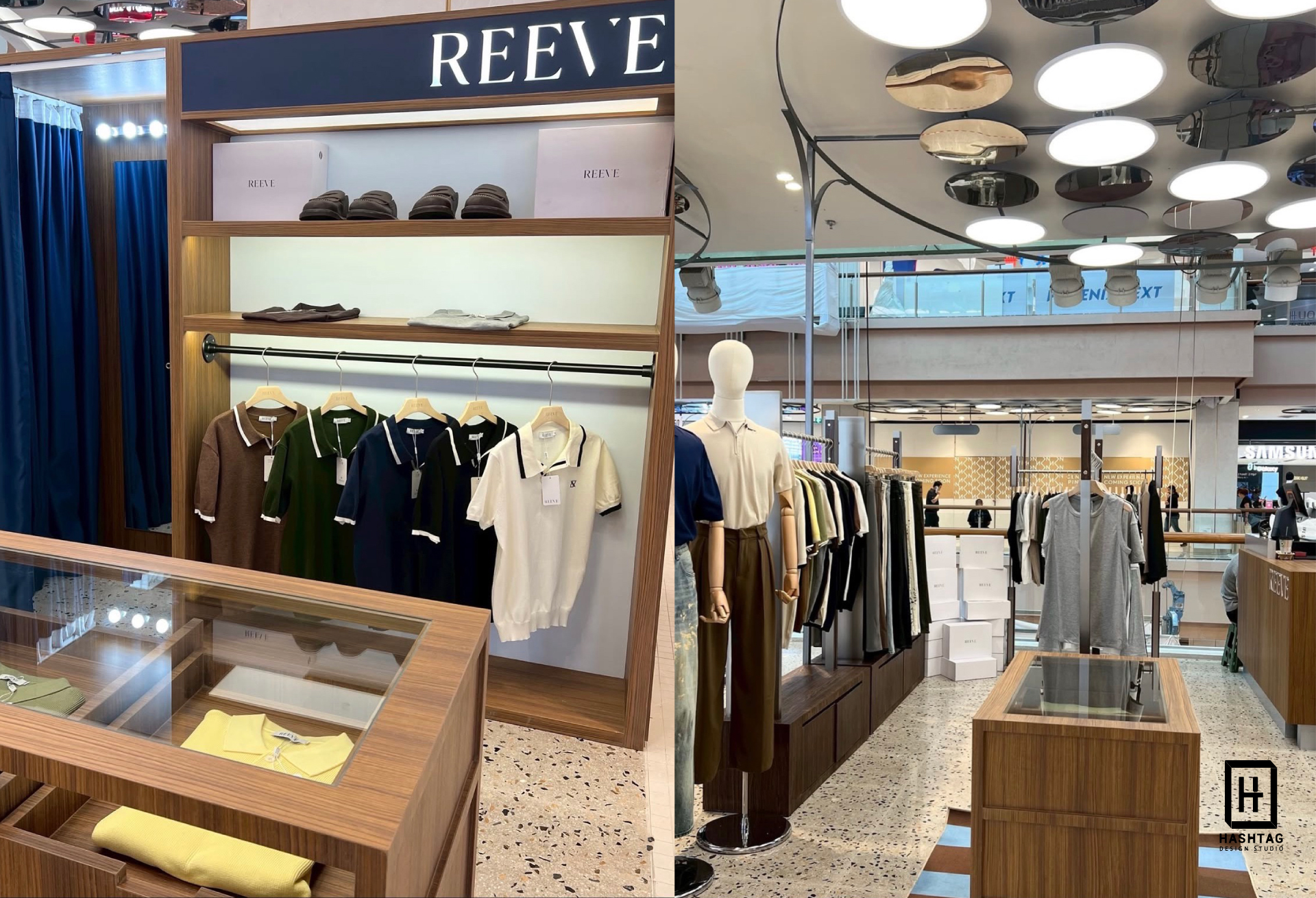 งานผลิตติดตั้งจริง แบรนด์เสื้อผ้า งานออกแบบ Pop Up Store I ออกแบบ ผลิต ...