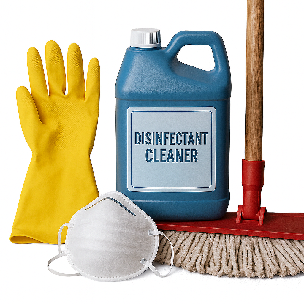 ชุดทำความสะอาดพื้นผนังหลังน้ำท่วม ชุดทำความสะอาดพื้นผนังหลังน้ำท่วม