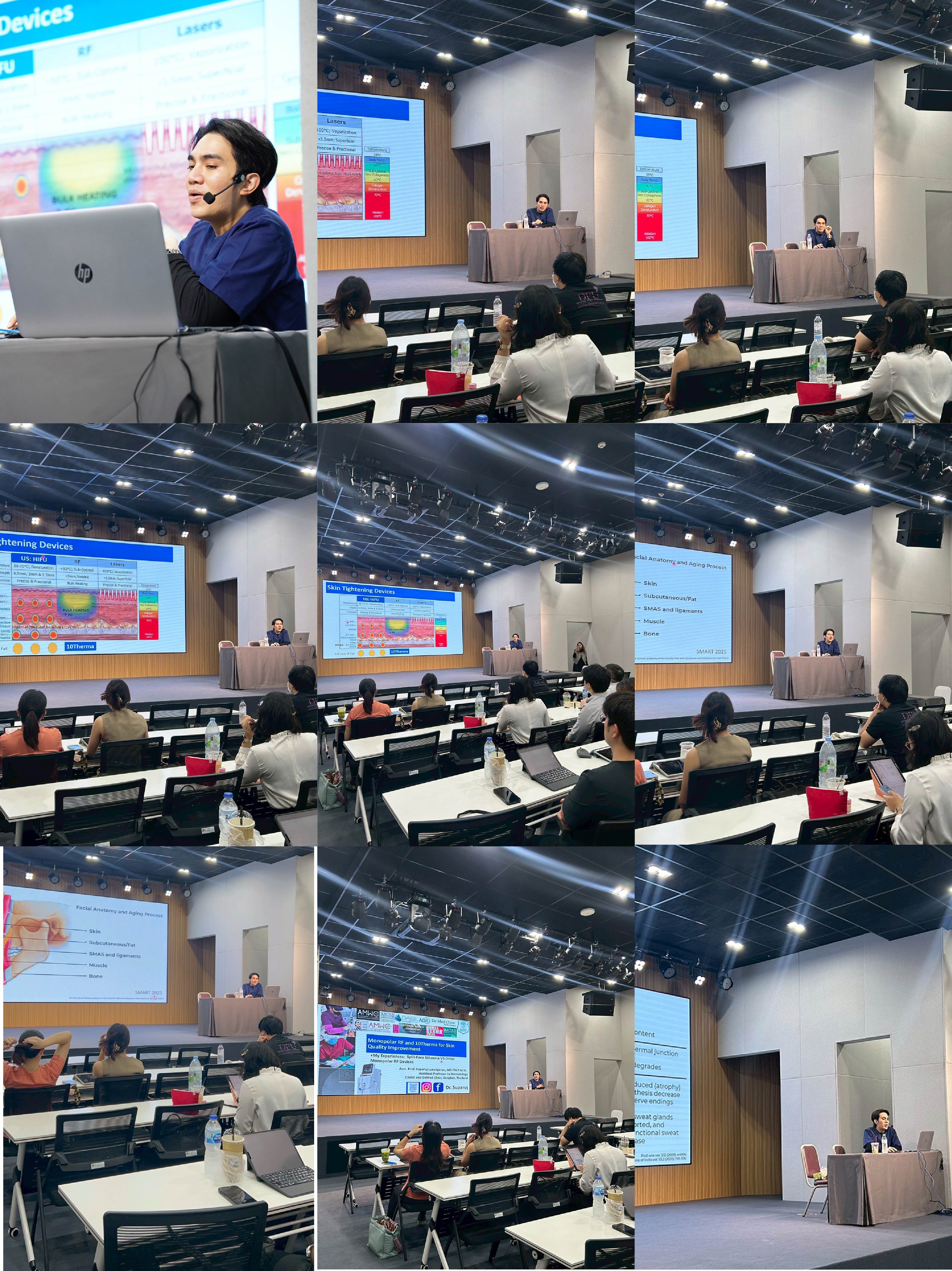 ผศ. นพ. ศุภะรุจ เลื่องอรุณ (หมอรุจ) วิทยากรบรรยายและฝึกปฏิบัติ Program Tentherma (Xtherma) Monopolar RF ผศ. นพ. ศุภะรุจ เลื่องอรุณ (หมอรุจ) วิทยากรบรรยายและฝึกปฏิบัติ Program Tentherma (Xtherma) Monopolar RF