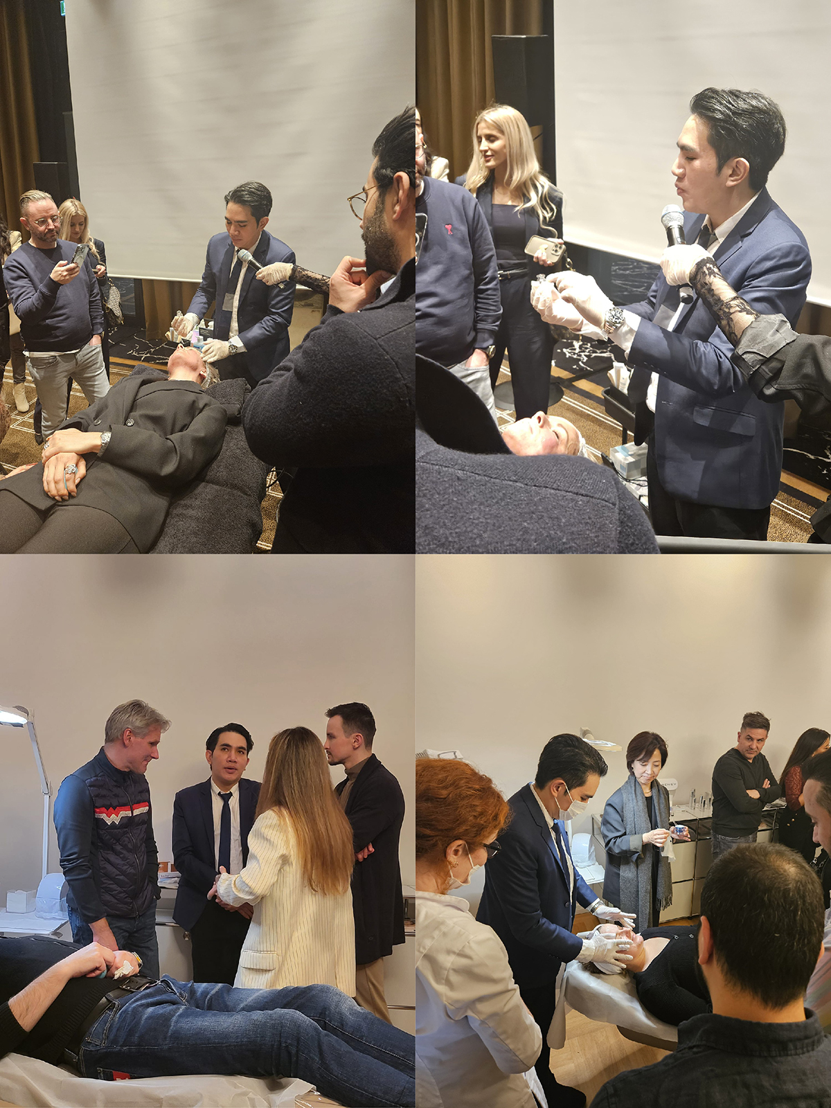 ผศ. นพ. ศุภะรุจ เลื่องอรุณ (หมอรุจ) ได้รับเกียรติเชิญเป็นวิทยากรบรรยายเทคนิคในการดูแลปัญหาผิว หลุมสิว แผลเป็น ผมร่วงผมบาง ที่เมือง Düsseldorf และ Berlin ประเทศเยอรมันนี ครับ ผศ. นพ. ศุภะรุจ เลื่องอรุณ (หมอรุจ) ได้รับเกียรติเชิญเป็นวิทยากรบรรยายเทคนิคในการดูแลปัญหาผิว หลุมสิว แผลเป็น ผมร่วงผมบาง ที่เมือง Düsseldorf และ Berlin ประเทศเยอรมันนี ครับ