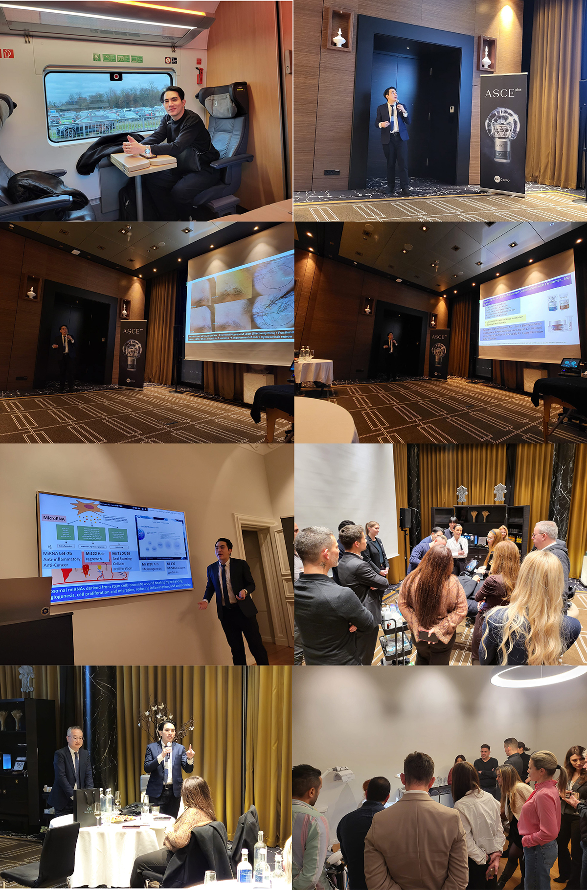 ผศ. นพ. ศุภะรุจ เลื่องอรุณ (หมอรุจ) ได้รับเกียรติเชิญเป็นวิทยากรบรรยายเทคนิคในการดูแลปัญหาผิว หลุมสิว แผลเป็น ผมร่วงผมบาง ที่เมือง Düsseldorf และ Berlin ประเทศเยอรมันนี ครับ ผศ. นพ. ศุภะรุจ เลื่องอรุณ (หมอรุจ) ได้รับเกียรติเชิญเป็นวิทยากรบรรยายเทคนิคในการดูแลปัญหาผิว หลุมสิว แผลเป็น ผมร่วงผมบาง ที่เมือง Düsseldorf และ Berlin ประเทศเยอรมันนี ครับ