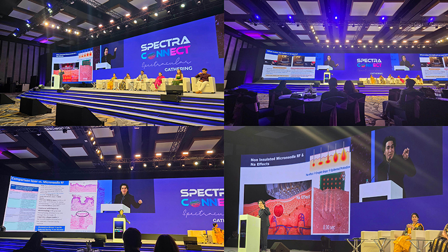 ผศ. นพ.ศุภะรุจ เลื่องอรุณ ร่วมบรรยายด้าน RF Microneedling และ Combination Therapy ในงาน Spectra Connect 2026 ณ เมืองมุมไบ ประเทศอินเดีย ผศ. นพ.ศุภะรุจ เลื่องอรุณ ร่วมบรรยายด้าน RF Microneedling และ Combination Therapy ในงาน Spectra Connect 2026 ณ เมืองมุมไบ ประเทศอินเดีย