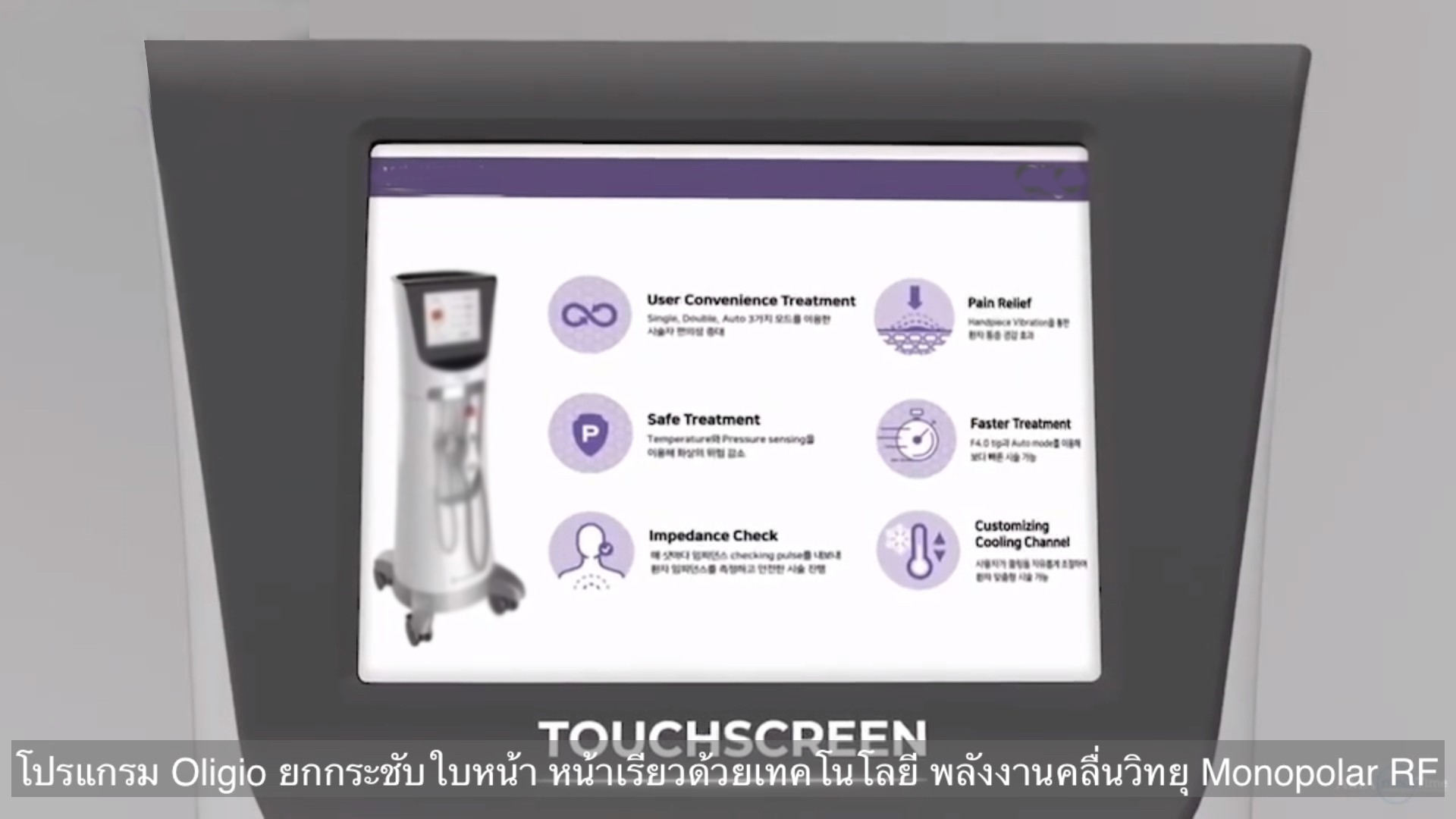 ยกกระชับผิวหน้าด้วย โปรแกรม Oligio Monopolar RF มีกลไก& จุดเด่น อย่างไร ? ยกกระชับผิวหน้าด้วย โปรแกรม Oligio Monopolar RF มีกลไก& จุดเด่น อย่างไร ?