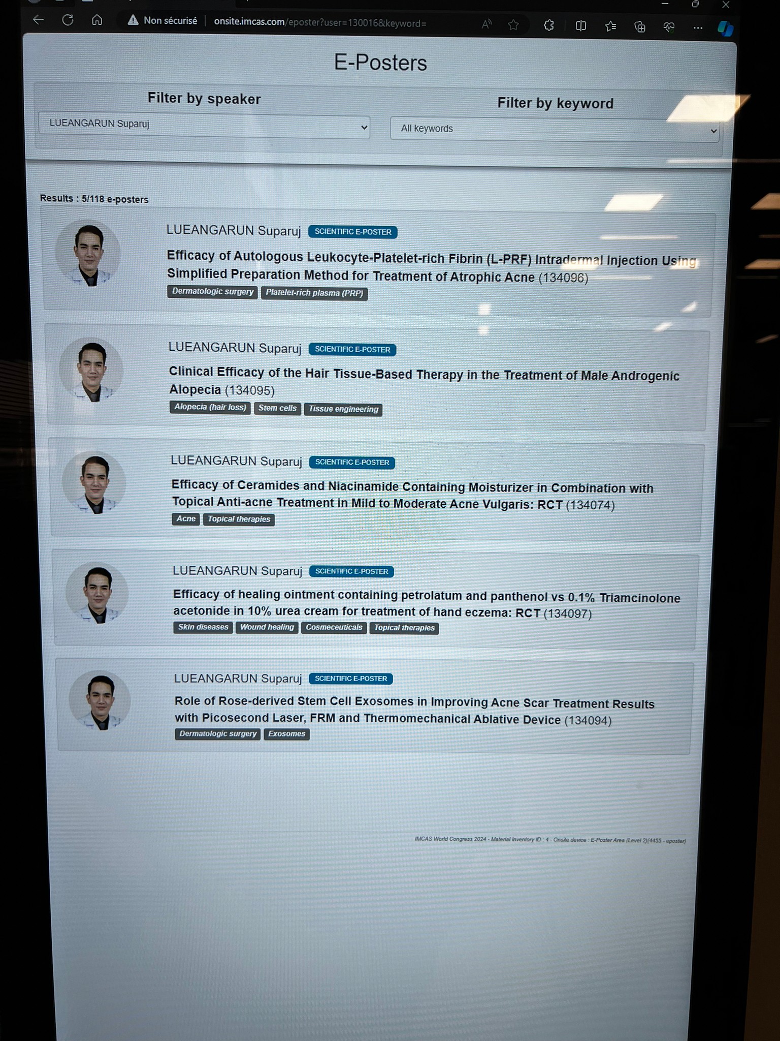 หมอรุจ ผศ. นพ. ศุภะรุจ เลื่องอรุณ ได้รับเกียรติเชิญให้เป็นวิทยากรในการประชุมทางด้านผิวหนังและศัลยกรรมตกแต่งระดับนานาชาติ ที่ใหญ่ที่สุดในโลก IMCAS World Congress 2024 ซึ่งปีนี้การประชุมจัดขึ้นที่ ศูนย์ประชุม Le Palais Des Congres (Paris) กรุงปารีส ที่ประเทศฝรั่งเศส หมอรุจ ผศ. นพ. ศุภะรุจ เลื่องอรุณ ได้รับเกียรติเชิญให้เป็นวิทยากรในการประชุมทางด้านผิวหนังและศัลยกรรมตกแต่งระดับนานาชาติ ที่ใหญ่ที่สุดในโลก IMCAS World Congress 2024 ซึ่งปีนี้การประชุมจัดขึ้นที่ ศูนย์ประชุม Le Palais Des Congres (Paris) กรุงปารีส ที่ประเทศฝรั่งเศส