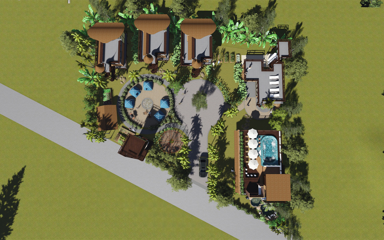 ออกแบบ รับ สร้าง บ้าน สวน ฟาร์มสเตย์ farm stay residence landscape architecture design chiangmai pattaya