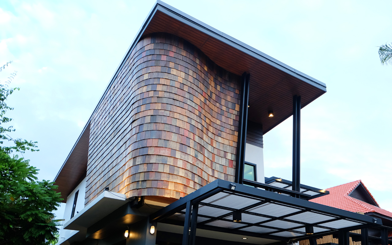 ออกแบบ เขียนแบบ ก่อสร้าง อาคาร บ้าน สไตล์ ล้านนา เชียงใหม่ พัทยา ชลบุรี modern house design residence architecture design chiangmai pattaya