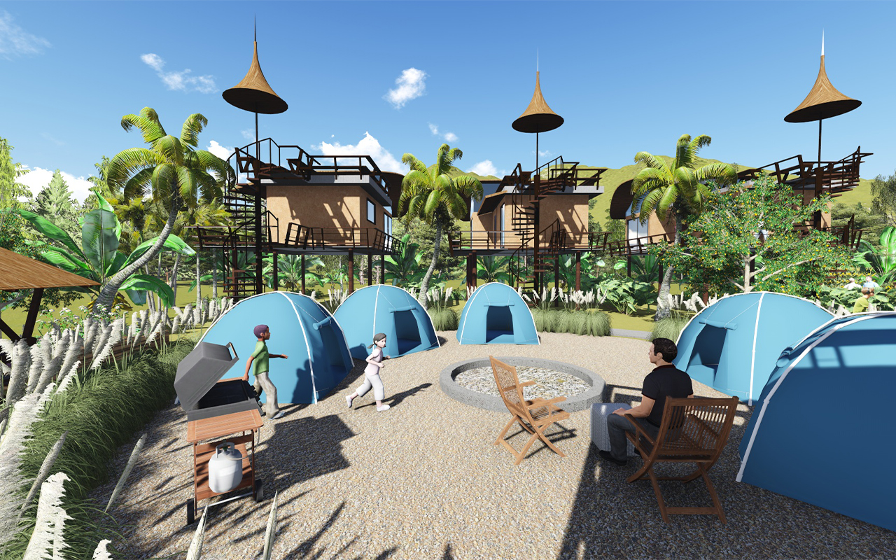 ออกแบบ รับ สร้าง บ้าน สวน ฟาร์มสเตย์ farm stay residence landscape architecture design chiangmai pattaya