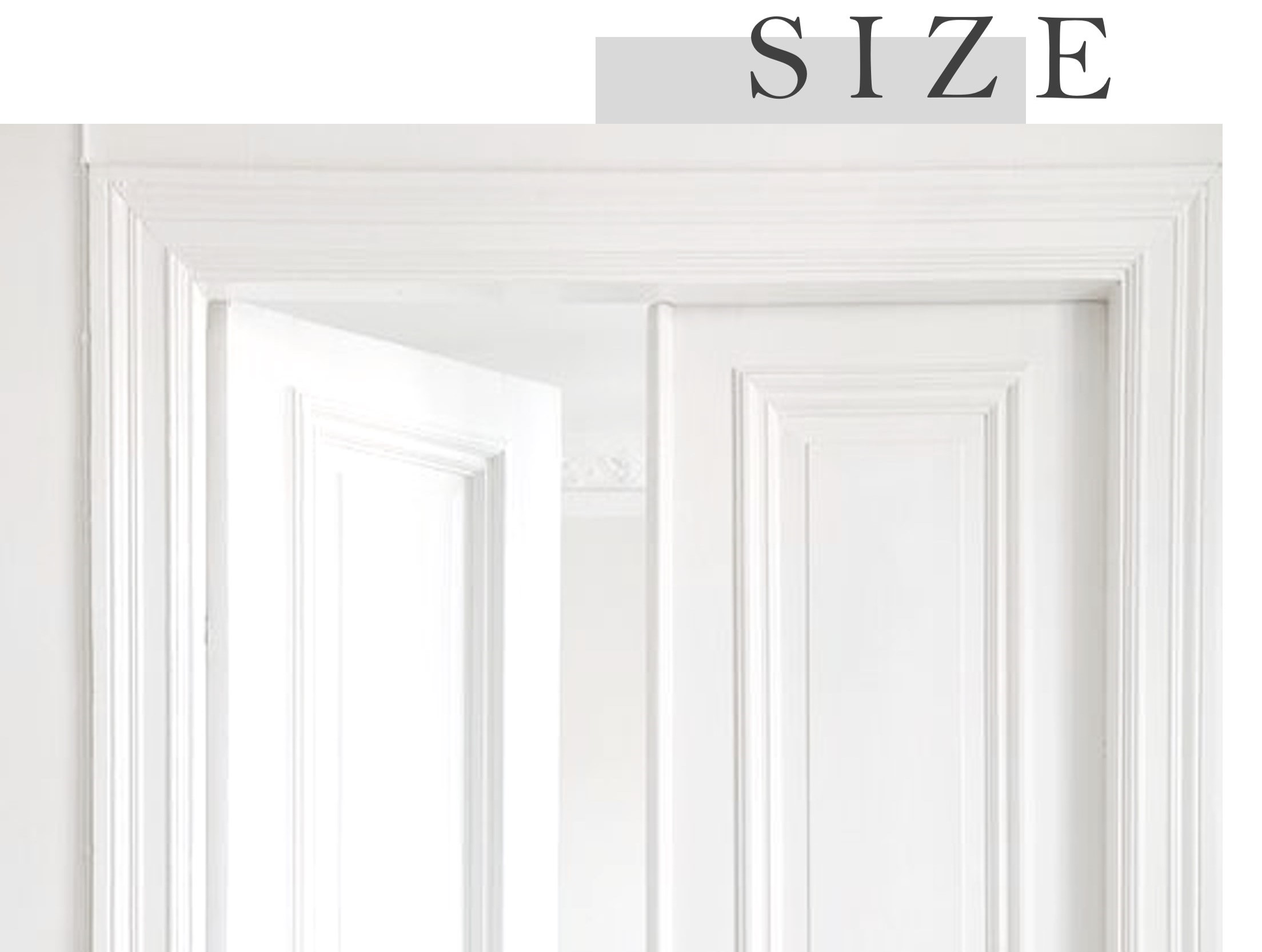 ขนาดประตู