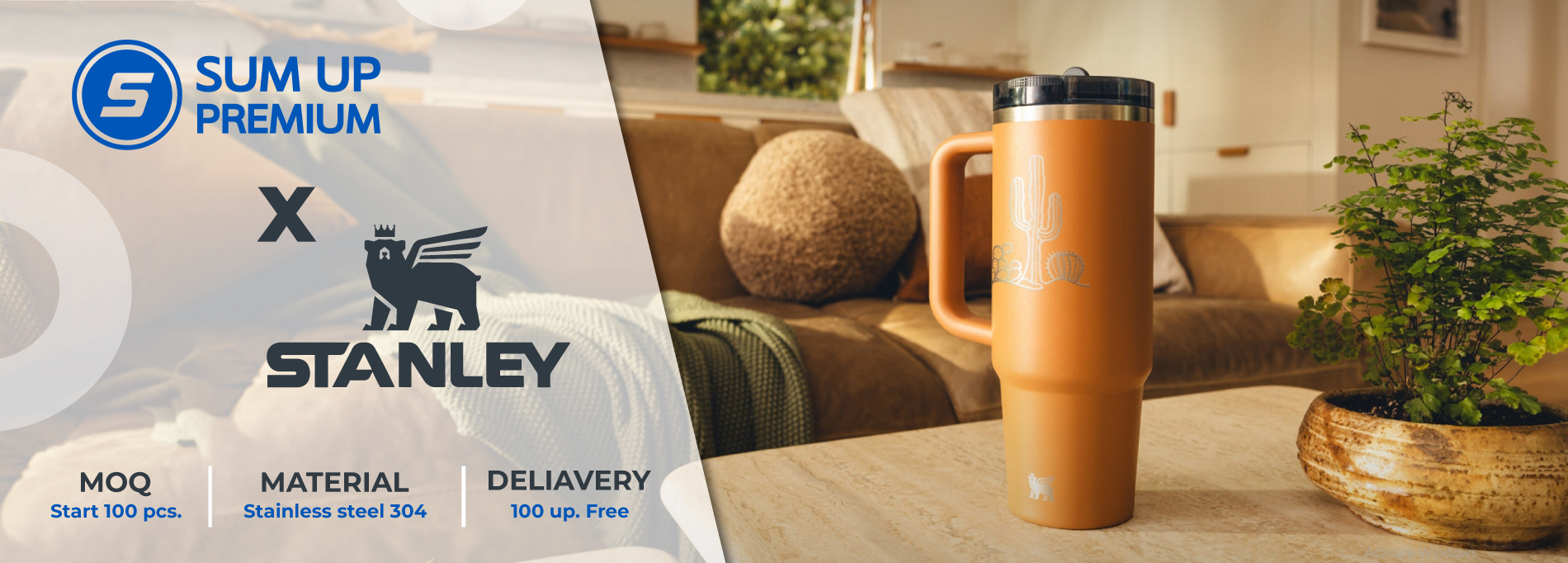 โรงงานผลิตของพรีเมี่ยม รับผลิตแก้วน้ำเก็บความเย็น กระบอกน้ำสแตนเลส