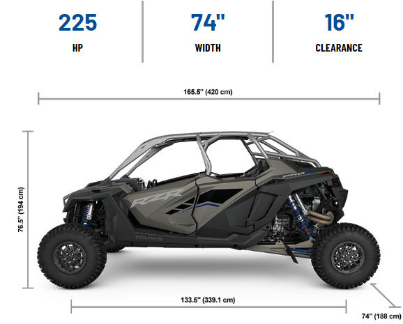 Pro R Wheel Base Specs: RZR PRO R 4 PREMIUM MATTE HEAVY METAL