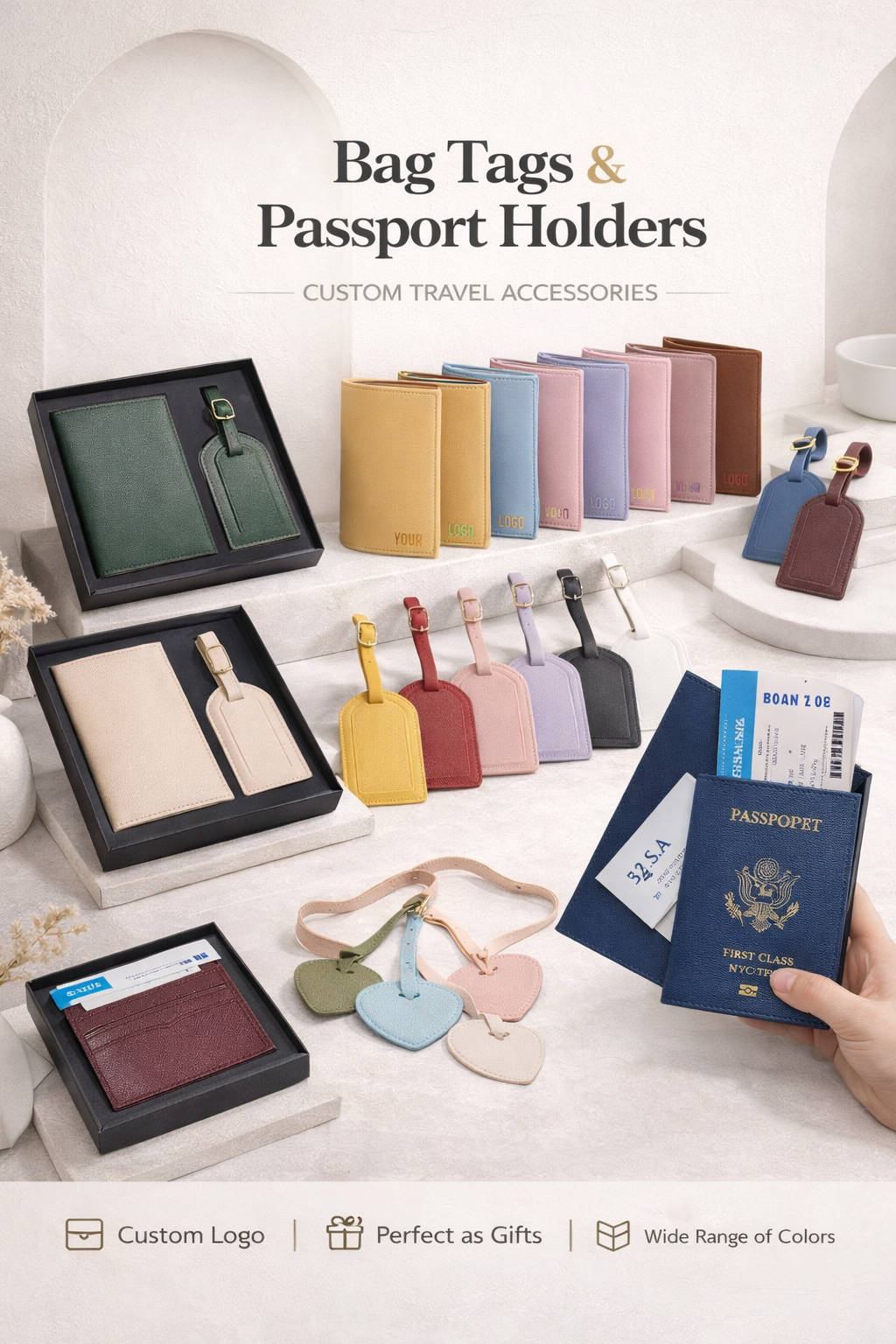 bag tag, passport holder