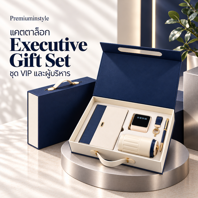 ชุด VIP และผู้บริหาร Executive Gift Set ของพรีเมี่ยม สกรีนโลโก้
