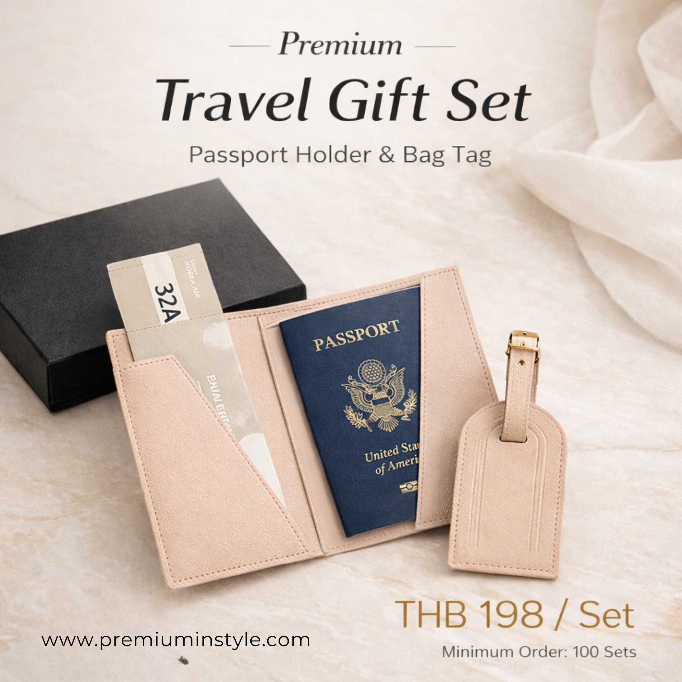 PU leather gift, ของขวัญ ของพรีเมี่ยม ซองพาสปอร์ต กระเป๋าใส่บัตร