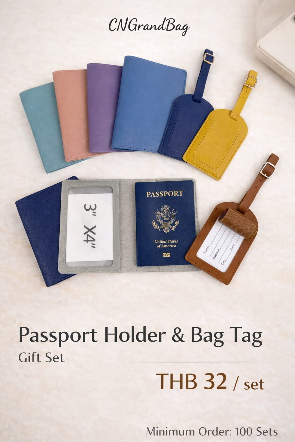 PU leather gift, ของขวัญ ของพรีเมี่ยม ซองพาสปอร์ต กระเป๋าใส่บัตร