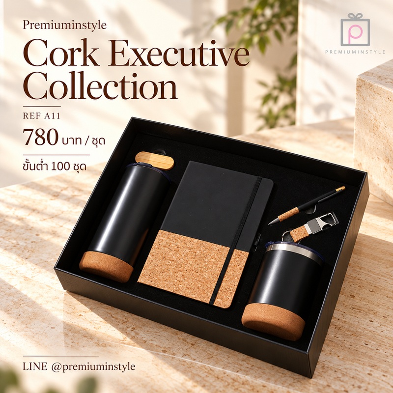 Eco Friendly Gift Set รหัส A11 ราคา 780 บาท (ขั้นต่ำ 100 ชุด) ของพรีเมี่ยม สกรีนโลโก้ Eco Friendly Gift Set รหัส A11 ราคา 780 บาท (ขั้นต่ำ 100 ชุด) ของพรีเมี่ยม สกรีนโลโก้