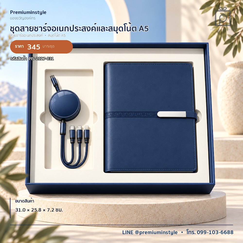 ชุดของขวัญไอทีและของใช้ IT Gift Set รหัส PIS-2027-031 งบ 300–500 บาท สกรีนโลโก้ได้