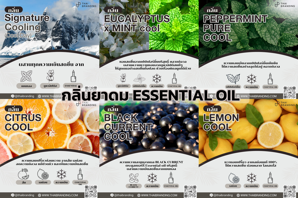 ผลิตยาดม essential oil